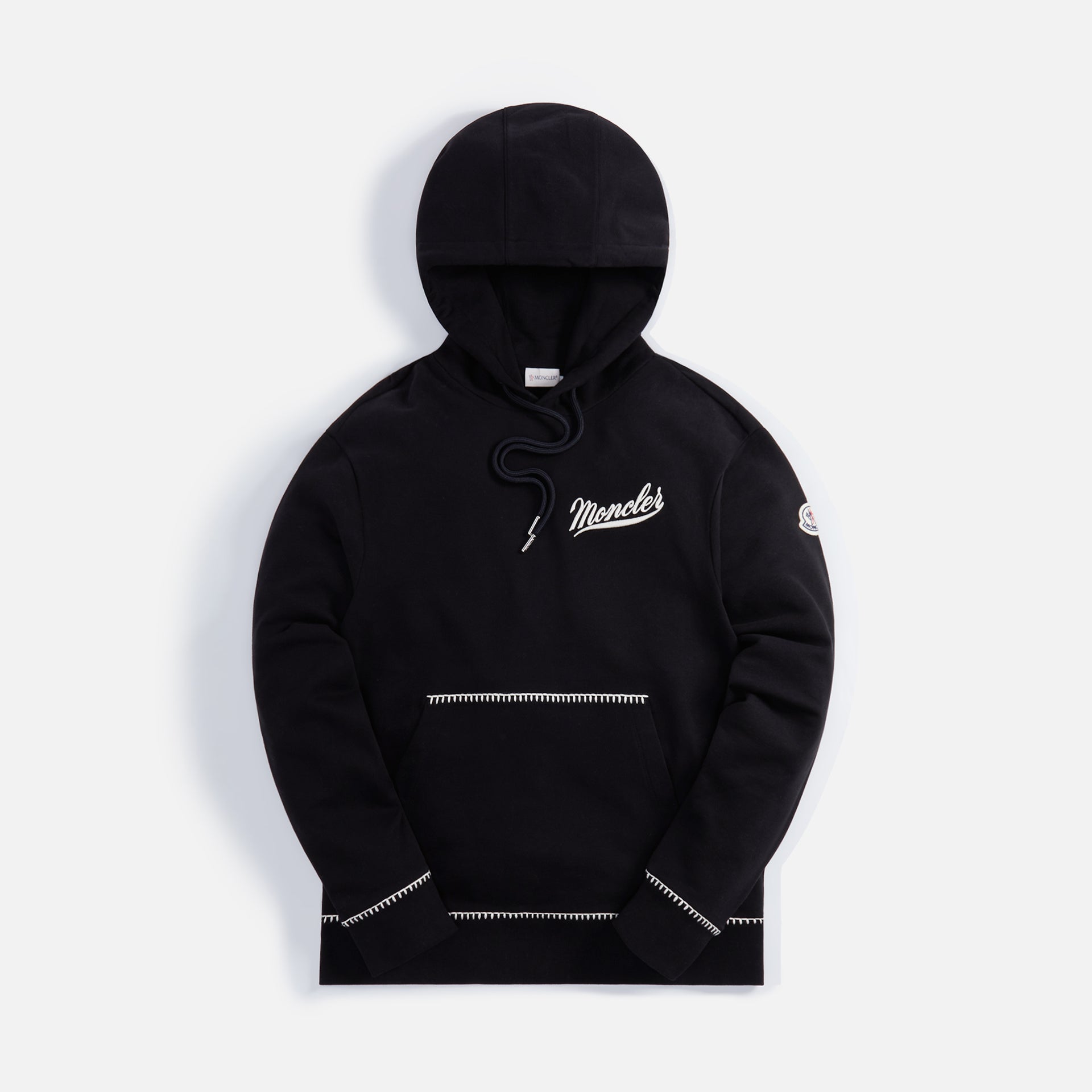 Moncler Hoodie Sweater - Black