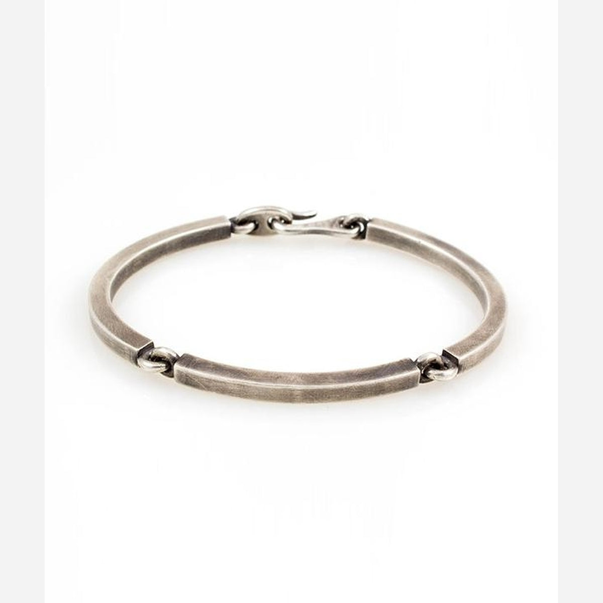 M. Cohen Triple Link Oxidized Perihelion Bracelet - Silver