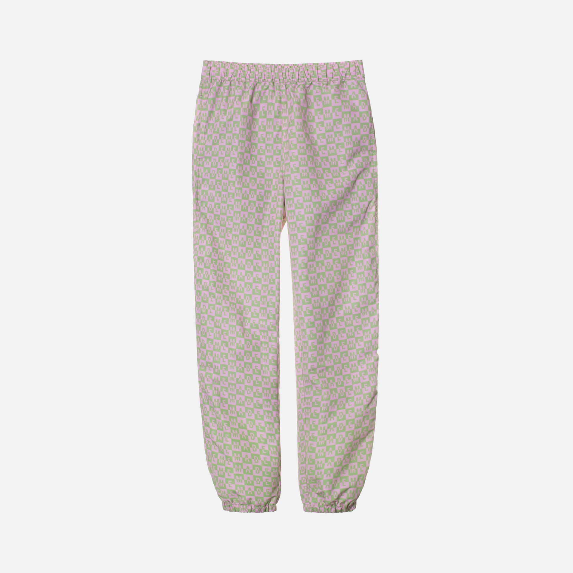 MadeMe Checkered Logo Track Pant - Pink