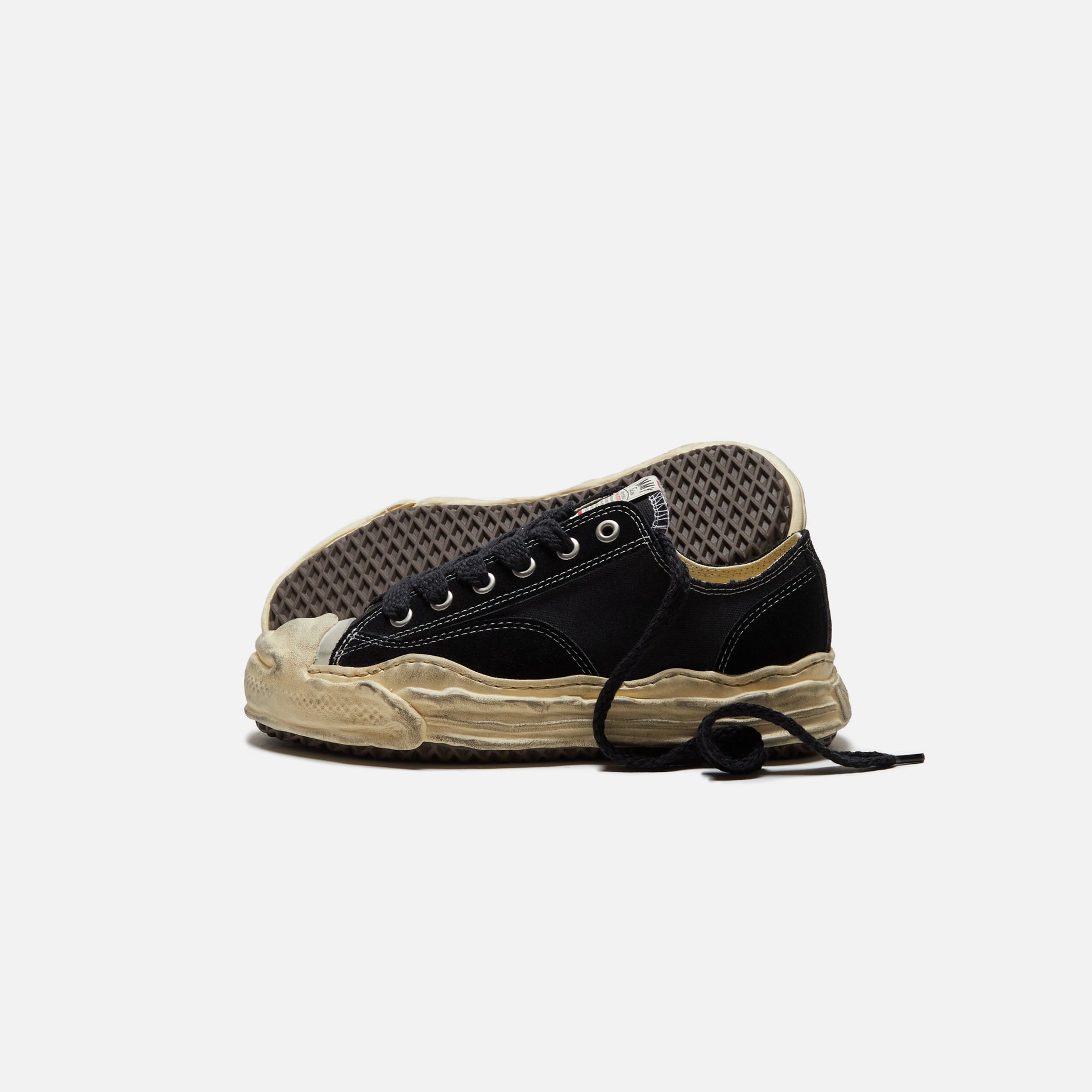 Mihara Yasuhiro Hank Low Original Sole Mix Material - Black