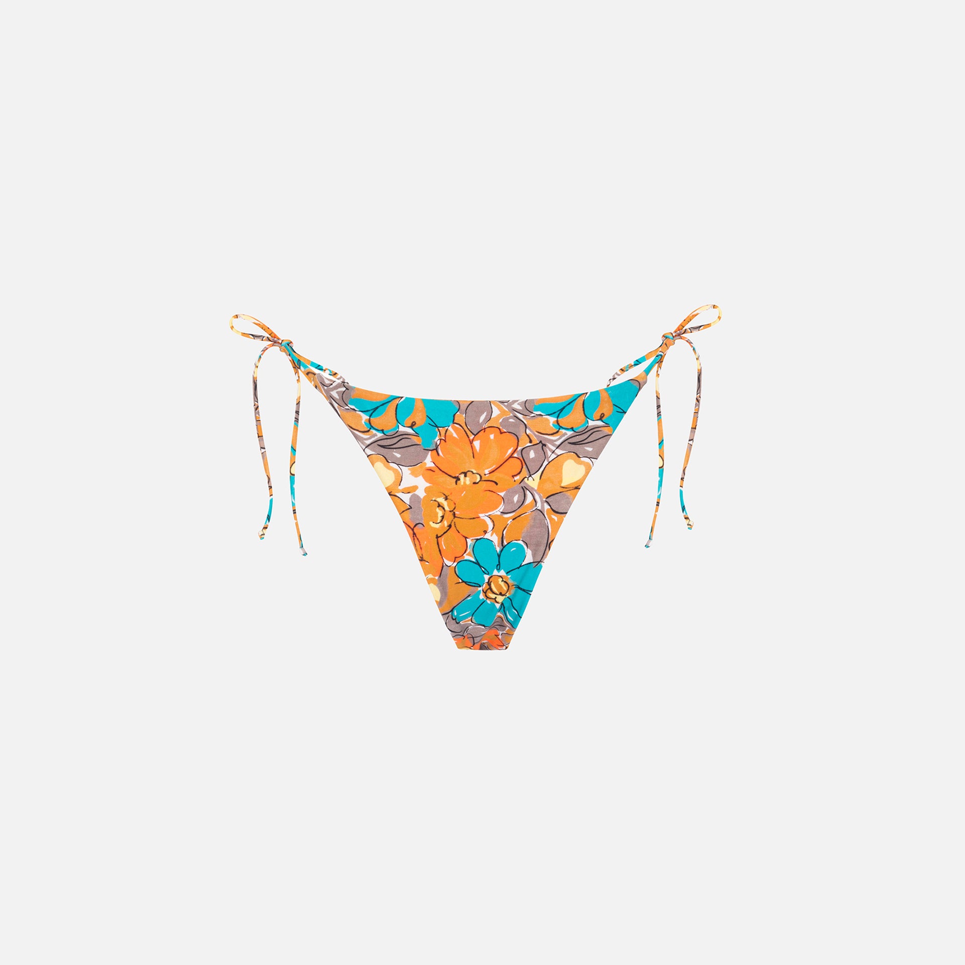 Miaou Kauai Bottom - Parisian Flower Orange