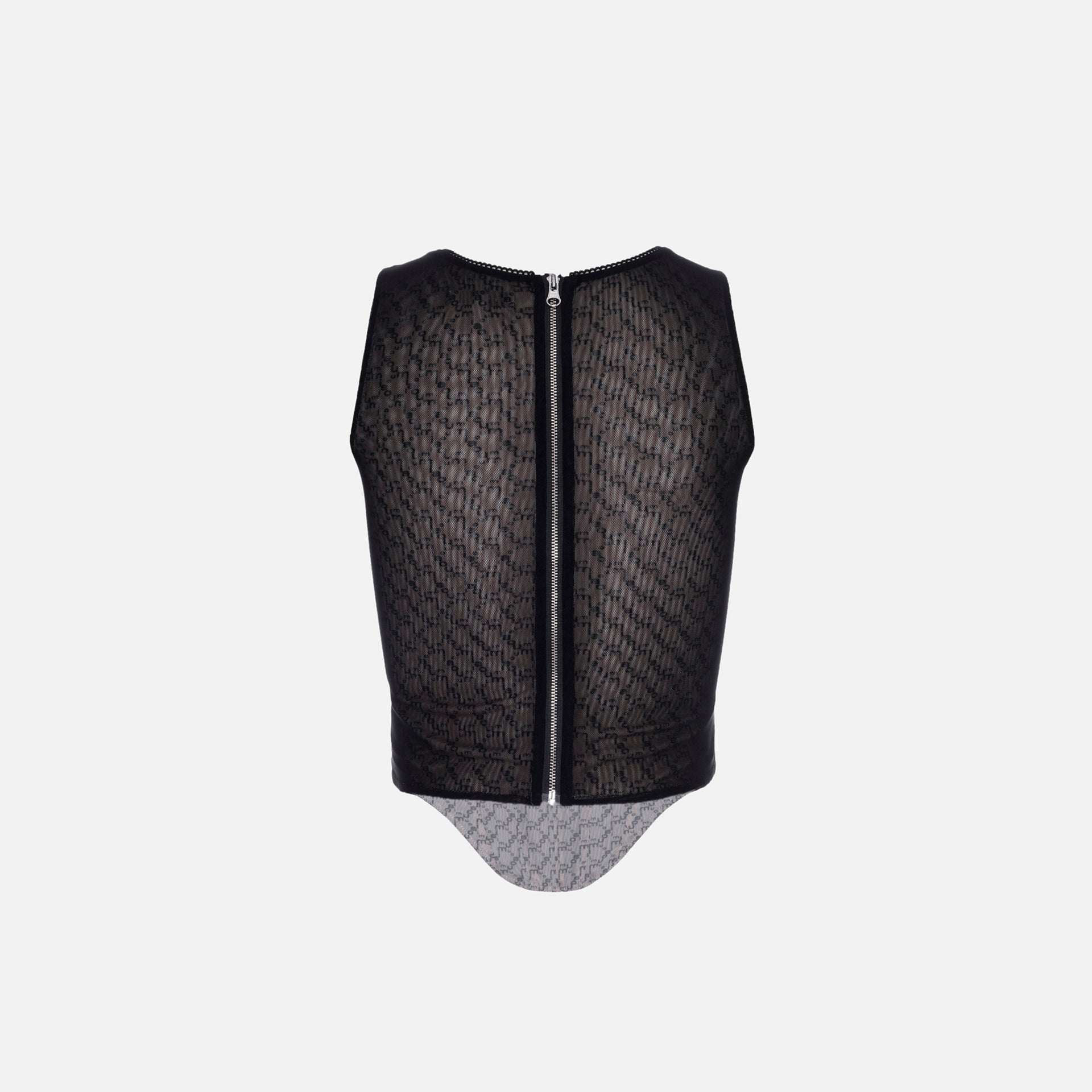 Miaou Campbell Corset - Black Monogram