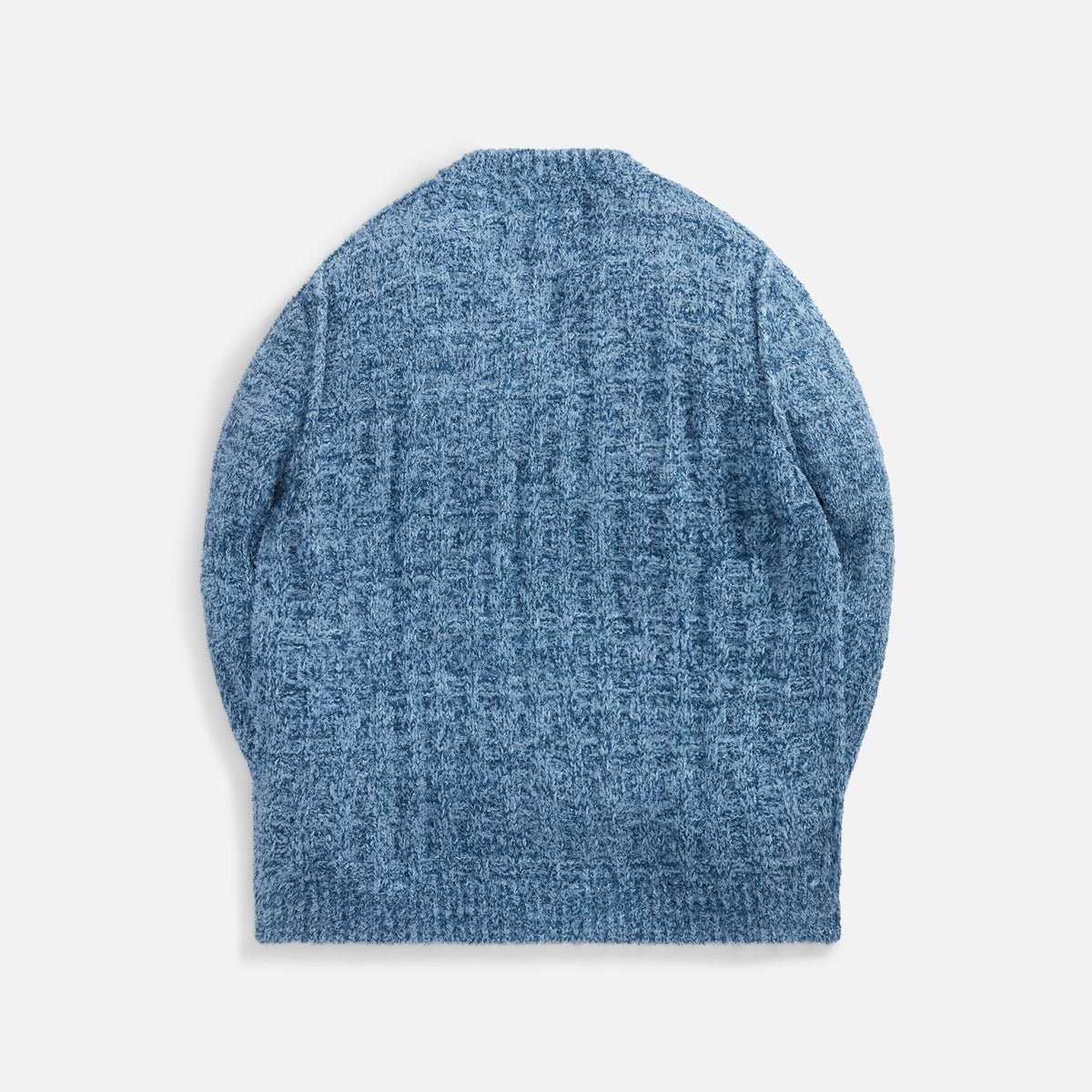 Margiela Gauge 3 Povero Denim Boucle Sweater - Light Blue