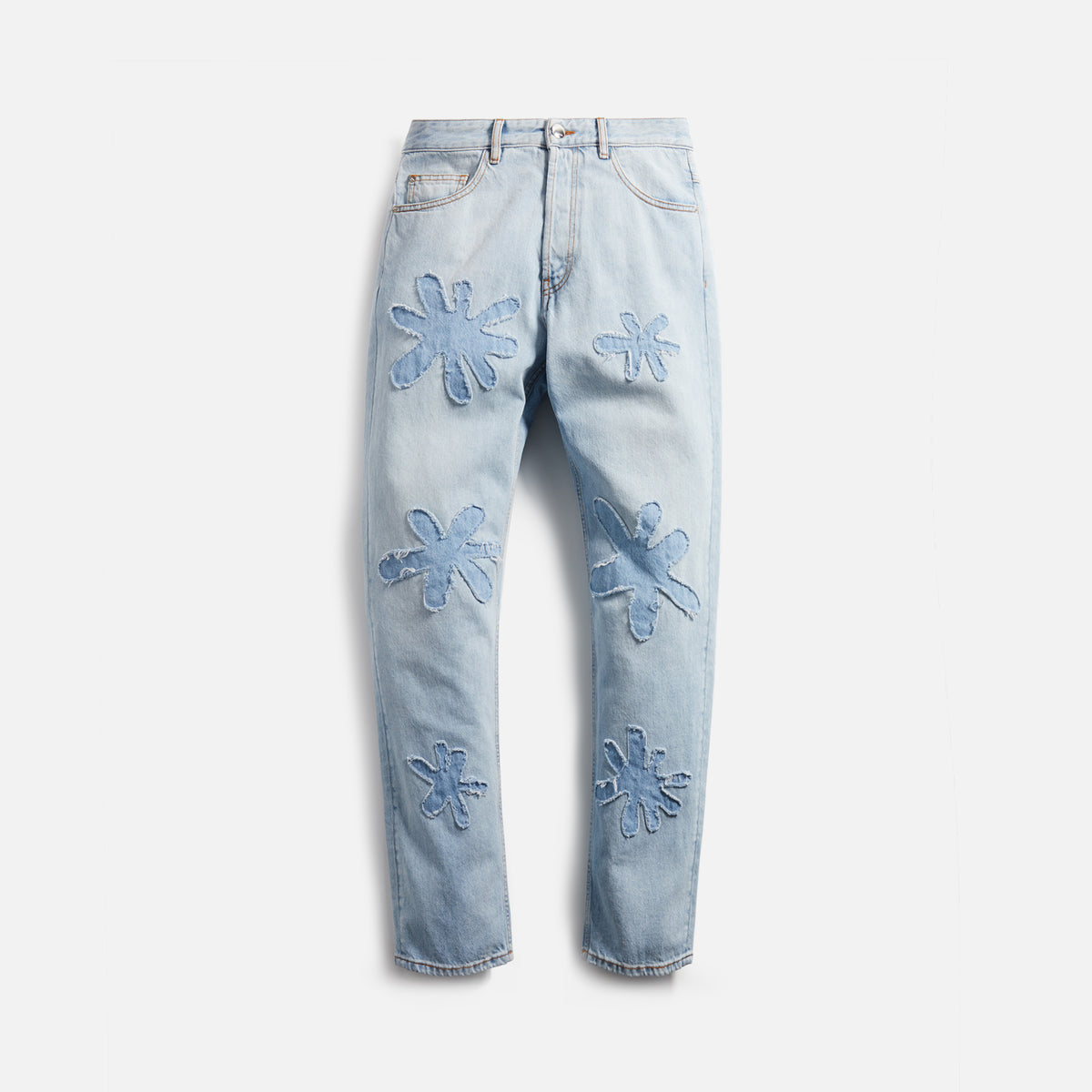 Marni 5 Pocket Bleached Denim Daisy Pant - Arctic
