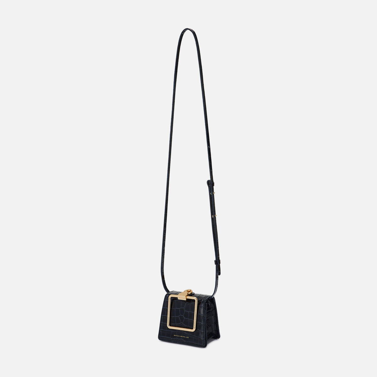 MARGESHERWOOD Pump Handle Mini - Navy Croc