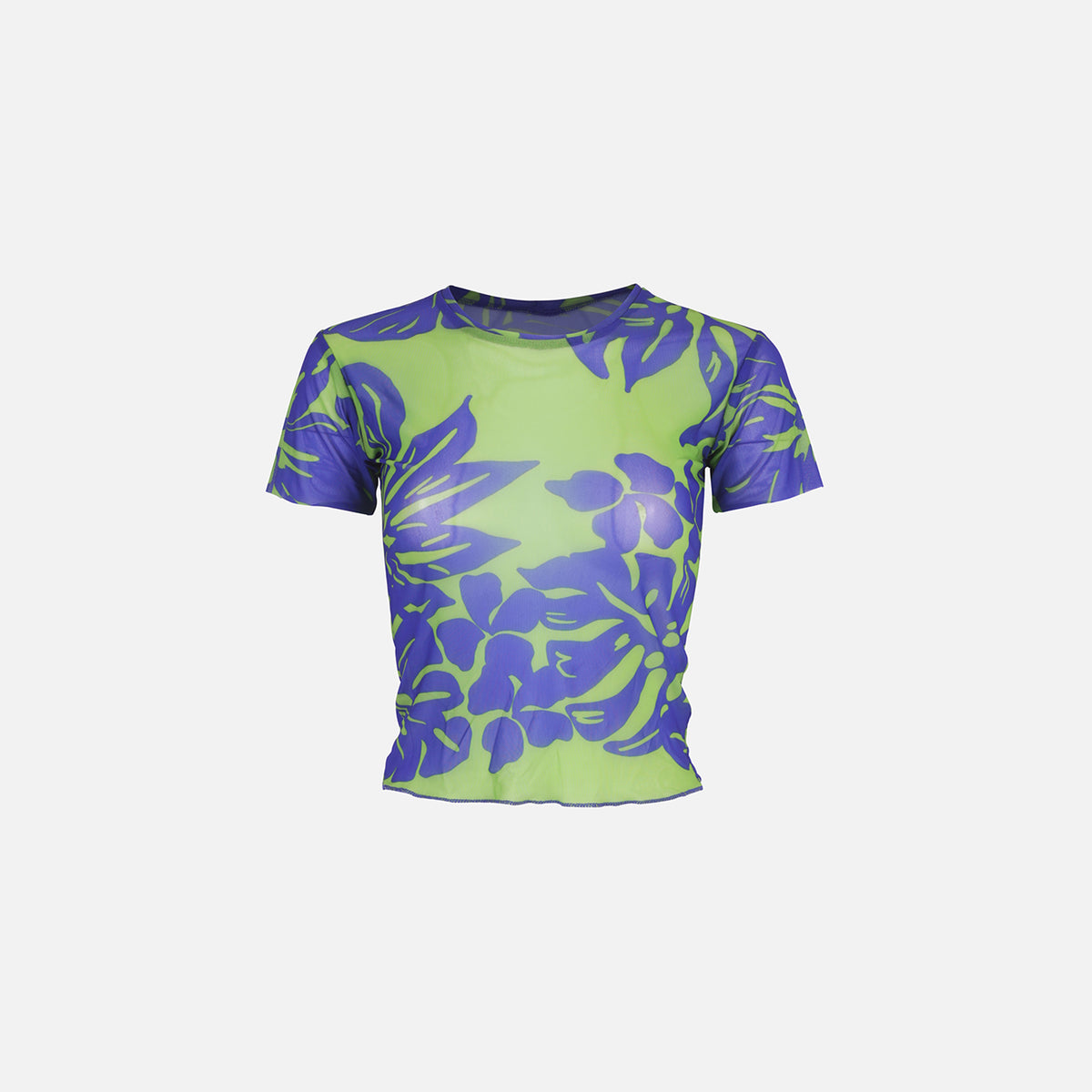 Melissa Simone Mesh Tees - Green / Blue