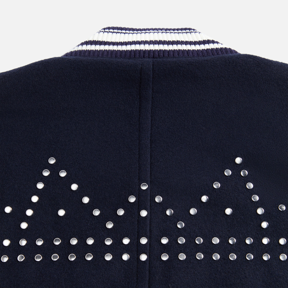 Wales Bonner Ascend Varsity Jacket - Navy / Ivory