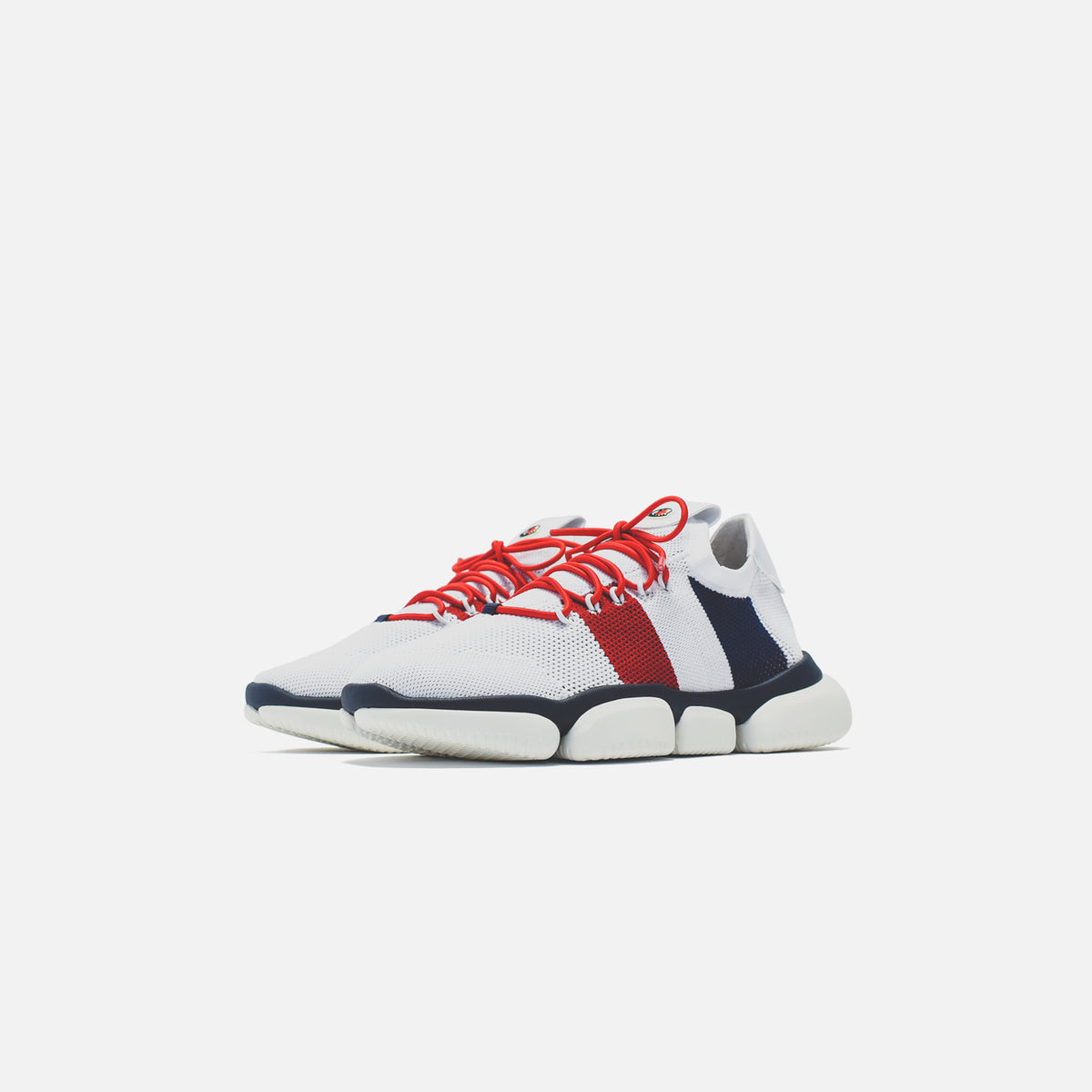 Moncler The Bubble Sneaker - White / Blue / Red