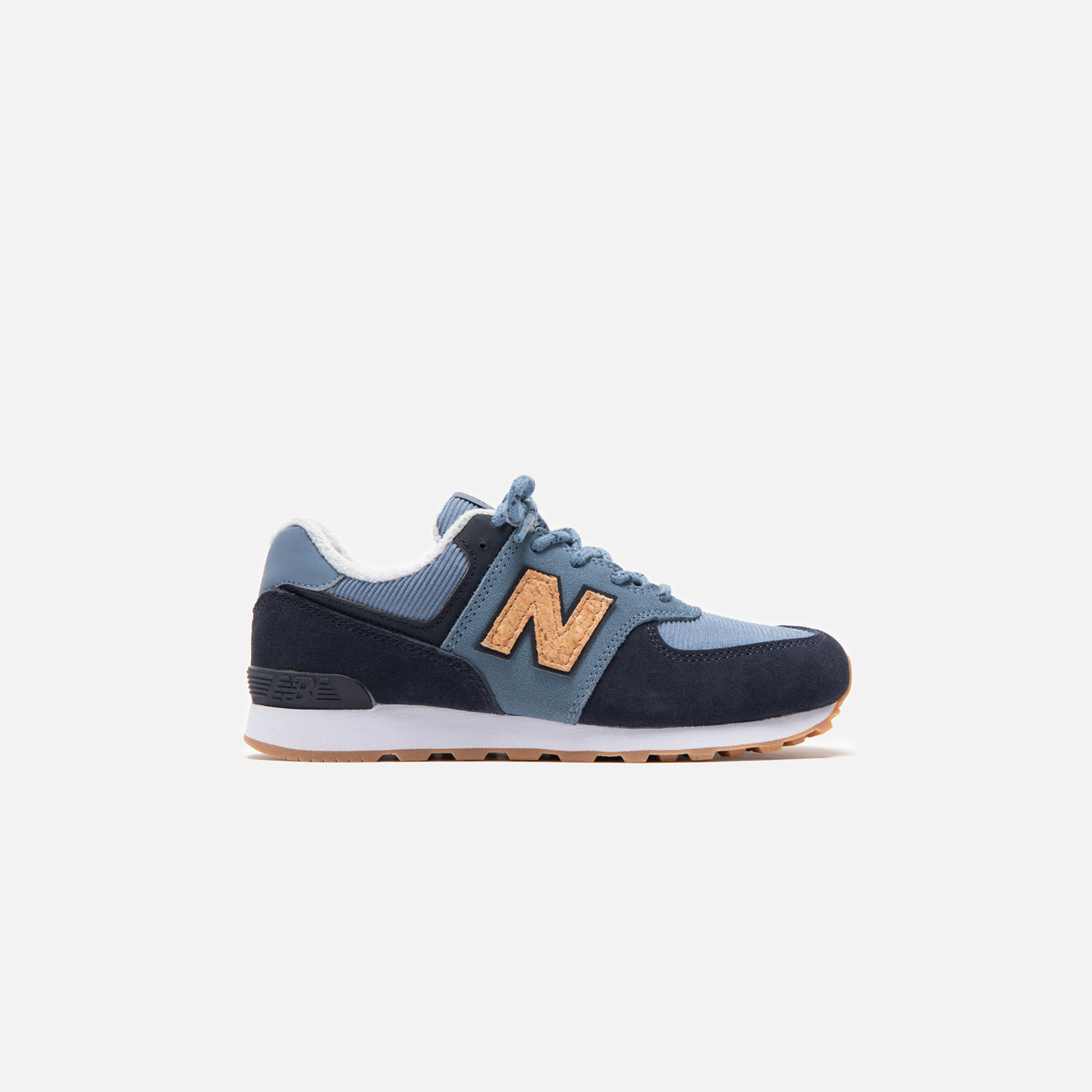 New Balance 574 Classic Winter Grade School - Chambray / Eclipse