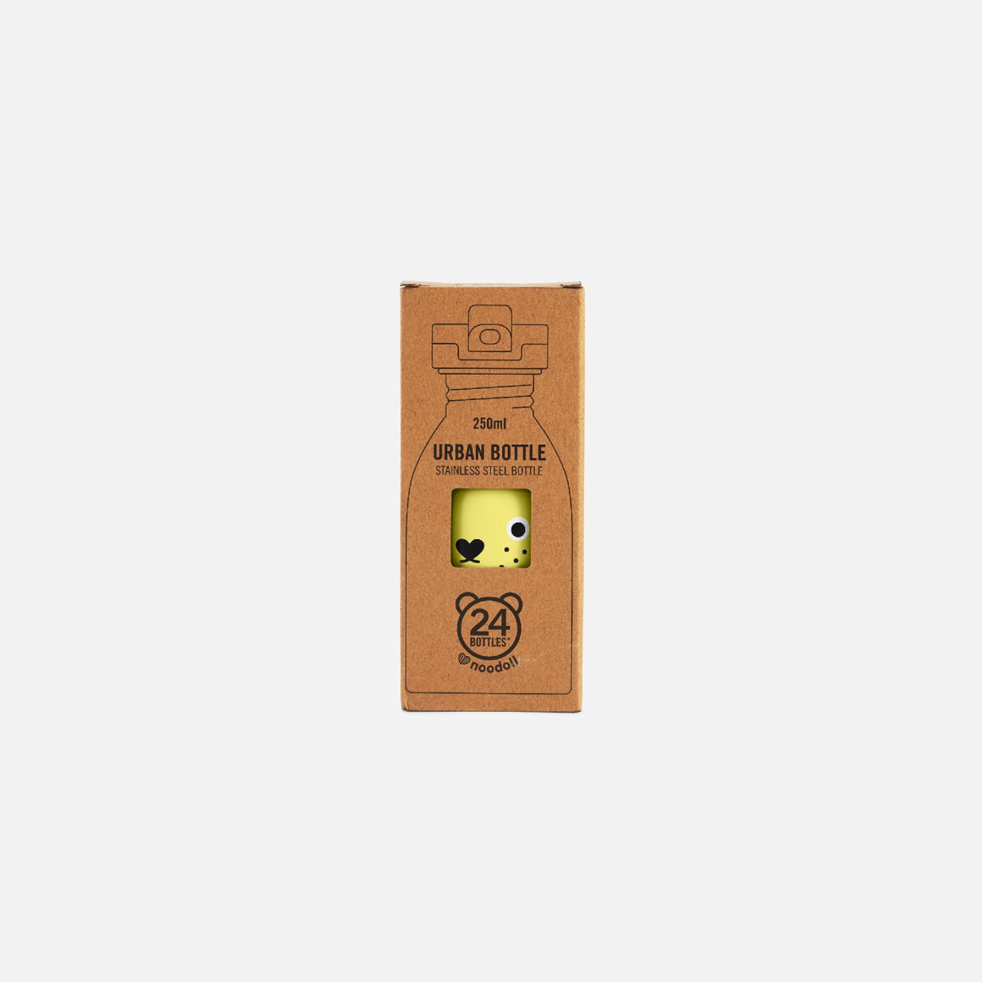 Noodoll Ricecracker Water Bottle - Yellow