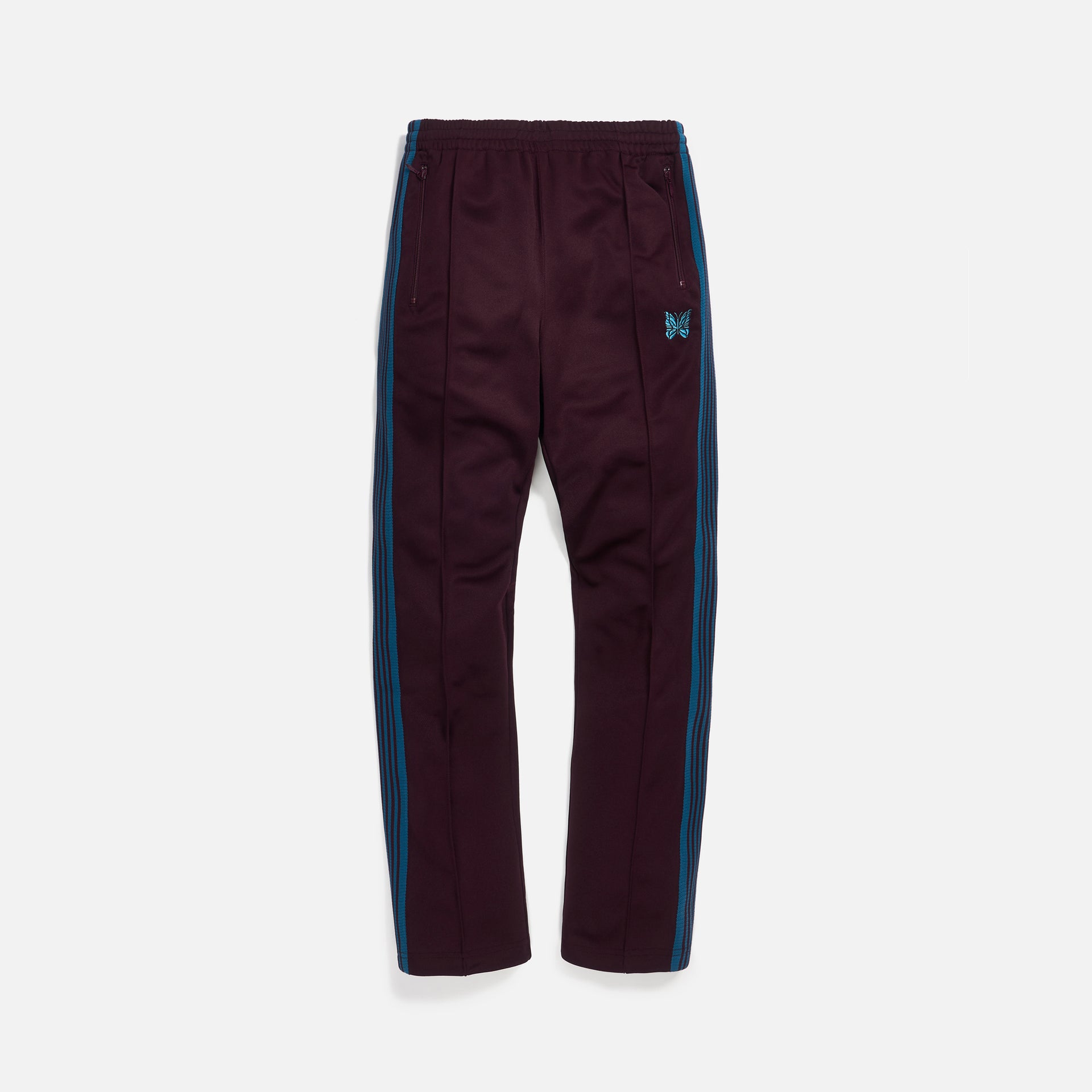 Needles Narrow Track Pant - Bordeaux