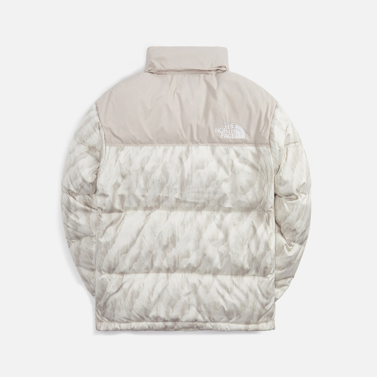The North Face Printed 1996 Retro Nuptse Jacket - Silver Grey