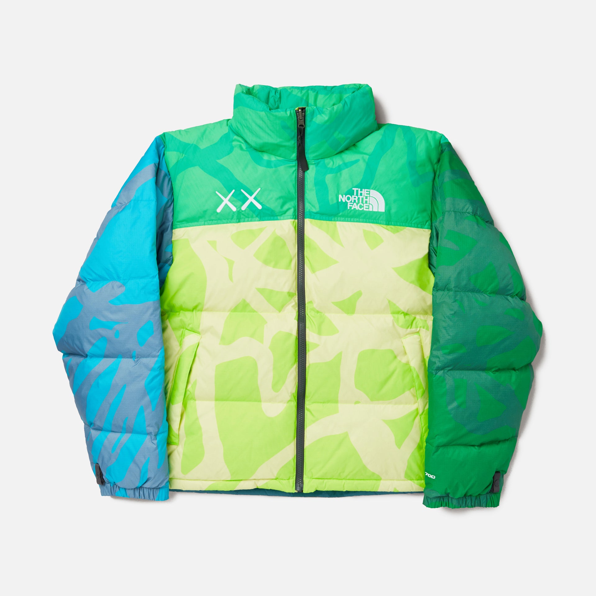 The North Face x Kaws Project Retro 1996 Nuptse Jacket - Safety Green