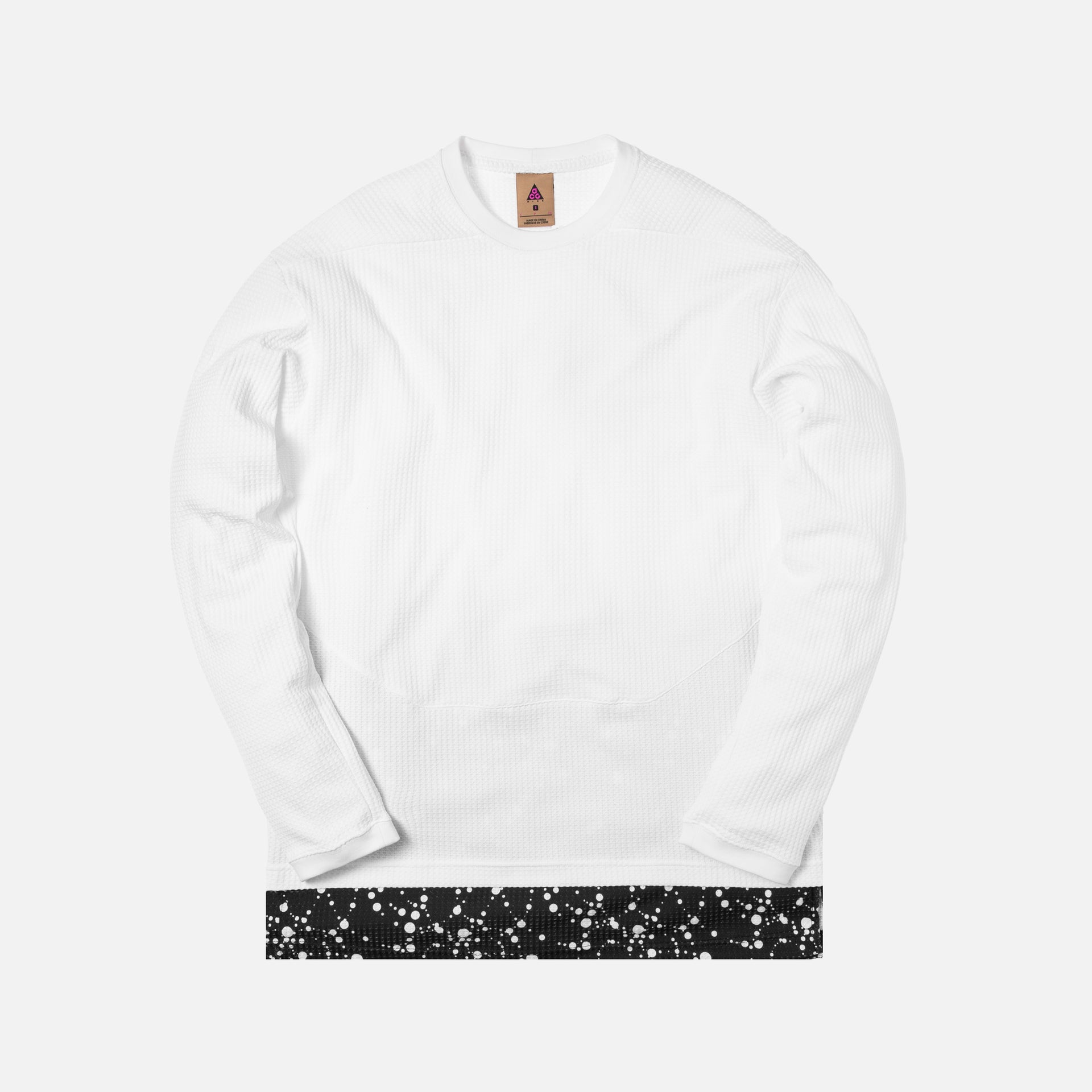 NikeLab ACG Errolson NRG Waffle Top L/S - White / Black