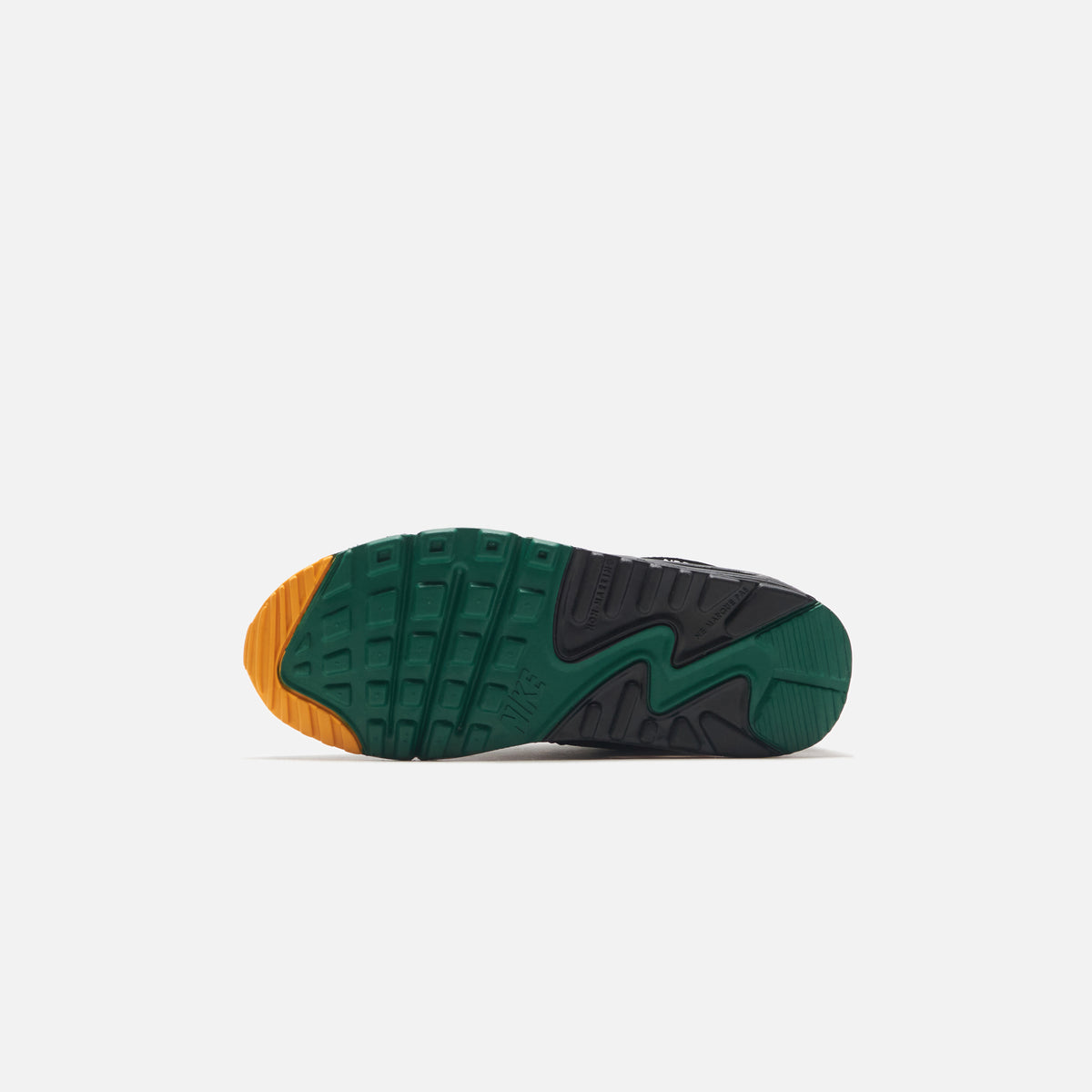 Nike Grade School Air Max 90 LTR - Pure Platinum / Black / Gorge Green