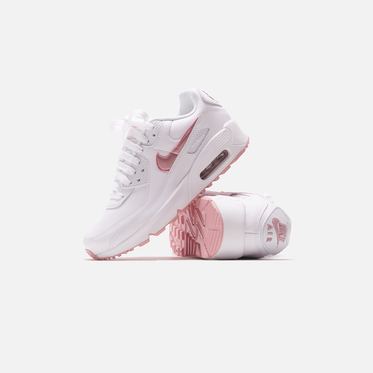Nike Air Max 90 Grade School - White / Pink Glaze