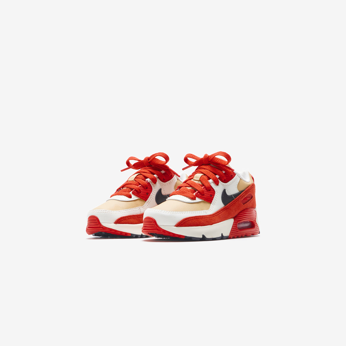 Nike Pre-School Air Max 90 LTR - Sesame / Black / Red Clay / Sail