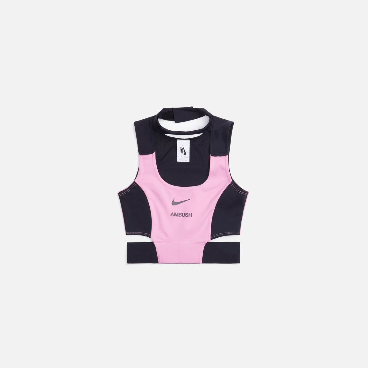 Nike x Ambush WMNS NRG Hf Crop Top - Magic Flamingo / Black