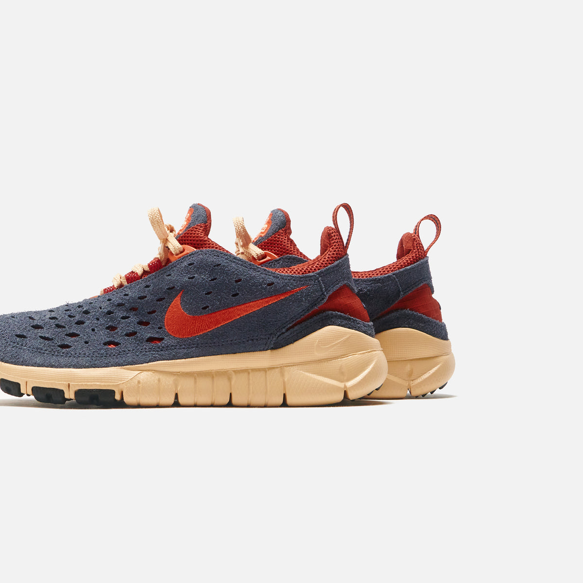 Nike Free Run Trail - Thunder Blue / Orange Cinnabar / Canvas