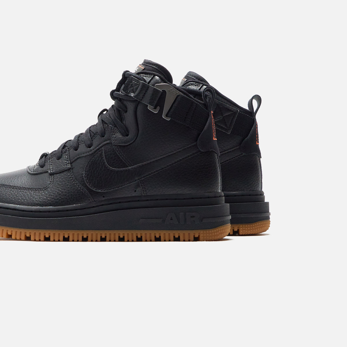 Nike WMNS Air Force 1 High Utility 2.0 - Black  / Summit White / Orange / Gum Red Brown