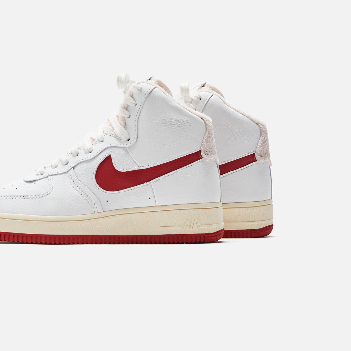 Nike WMNS Air Force 1 Strapless Summit - White / Gym Red