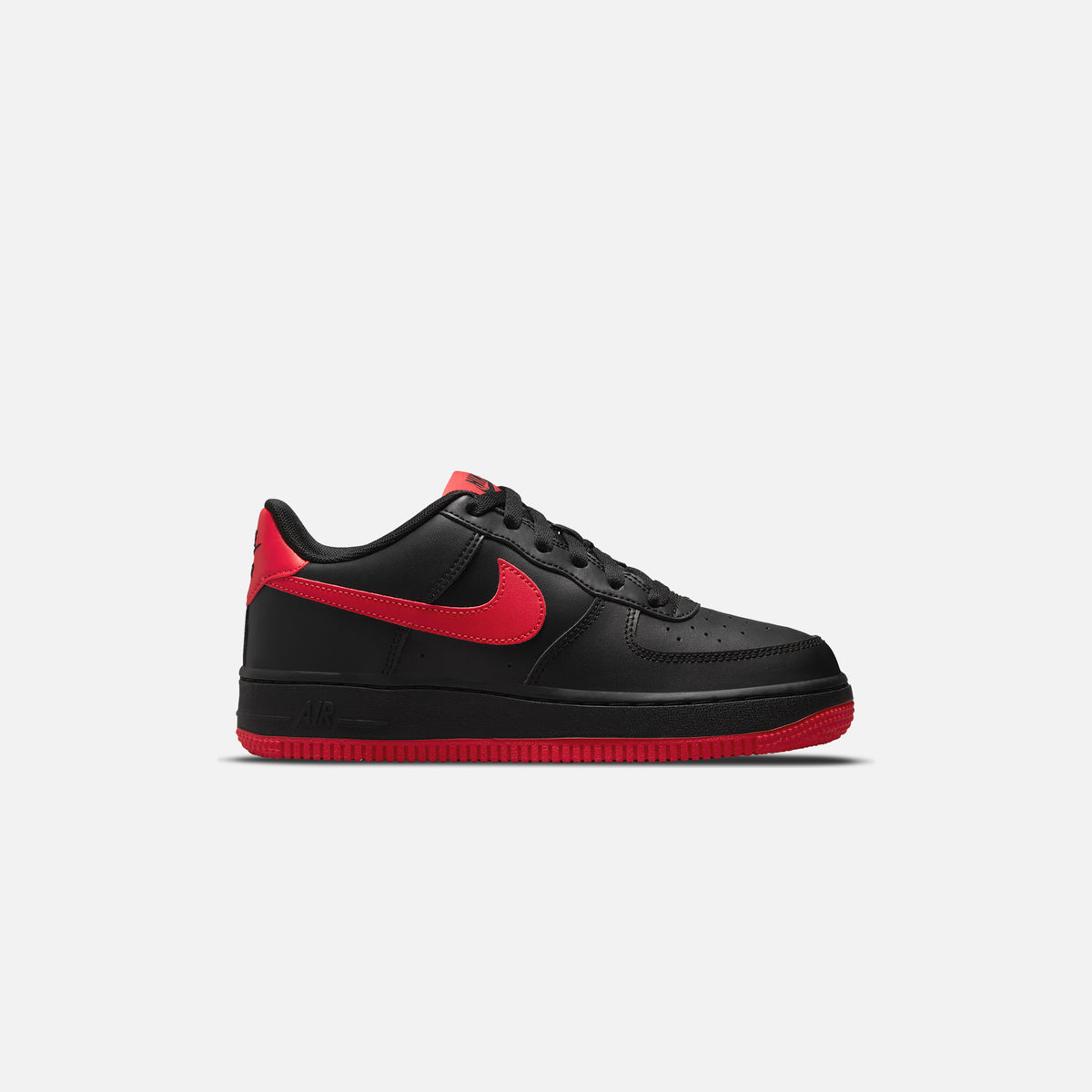 Nike Grade School Air Force 1 Fa21 - Black / University Red