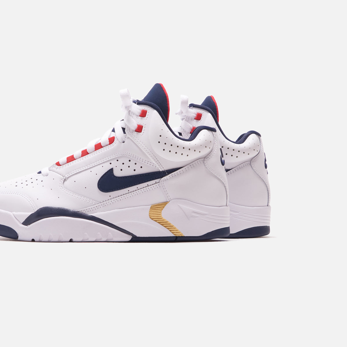Nike Air Flight Lite Mid LTR - White / Midnight Navy / University Red