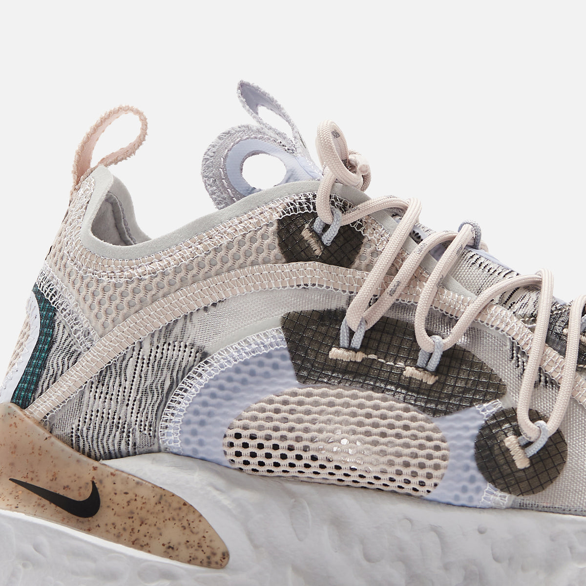 Nike Flow 2020 ISPA - Pure Platinum / Black / Desert Sand