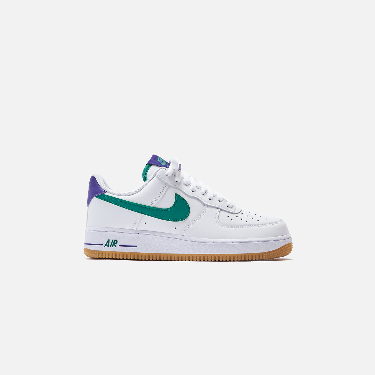 Nike Air Force 1 `07 - White / Green Noise / Court Purple / Gum