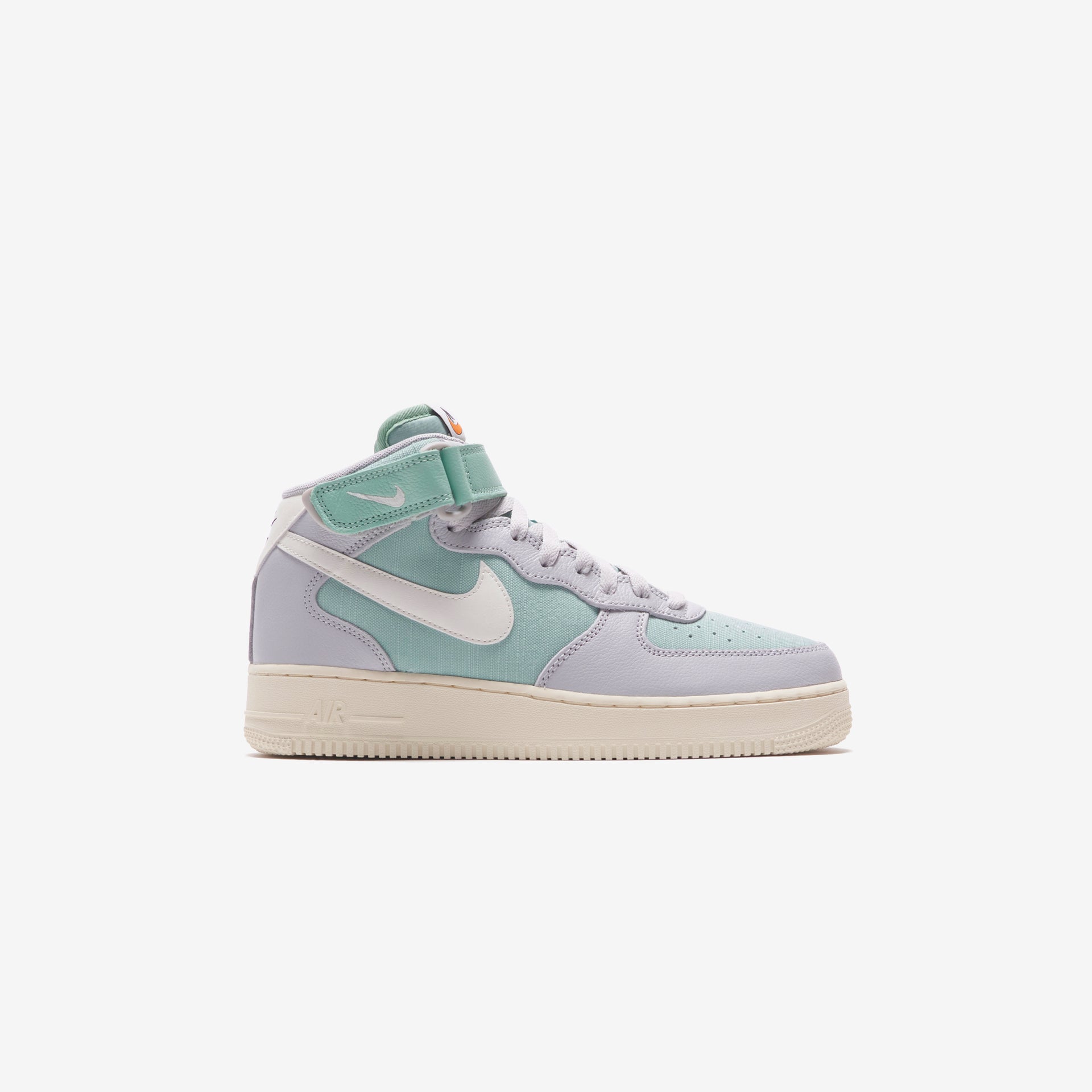 Nike Air Force 1 Mid `07 Lx - Grey Fog / Enamel Green / Alpha Orange / Sail