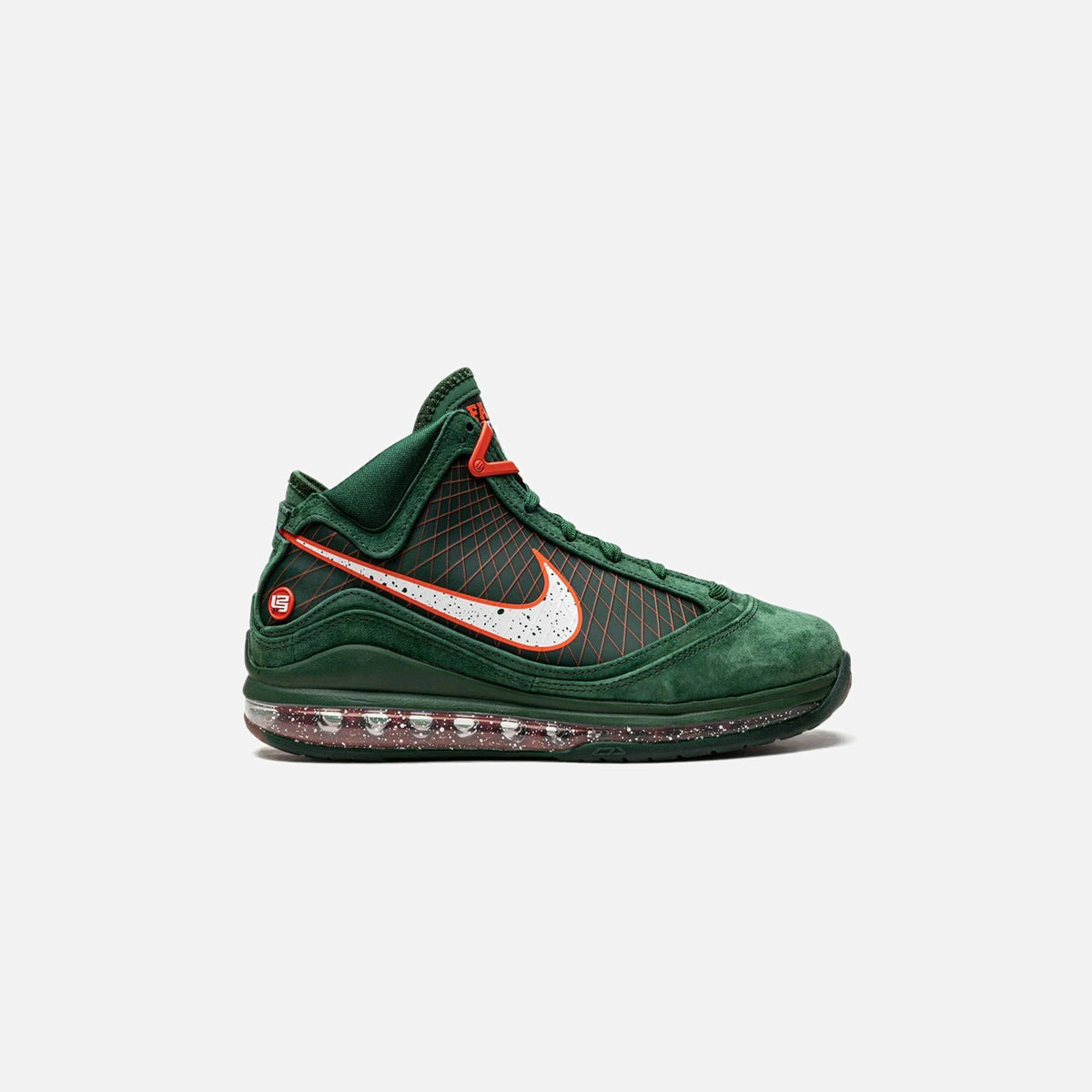 Nike Lebron VII - Gorge Green / White / Team Orange / Black