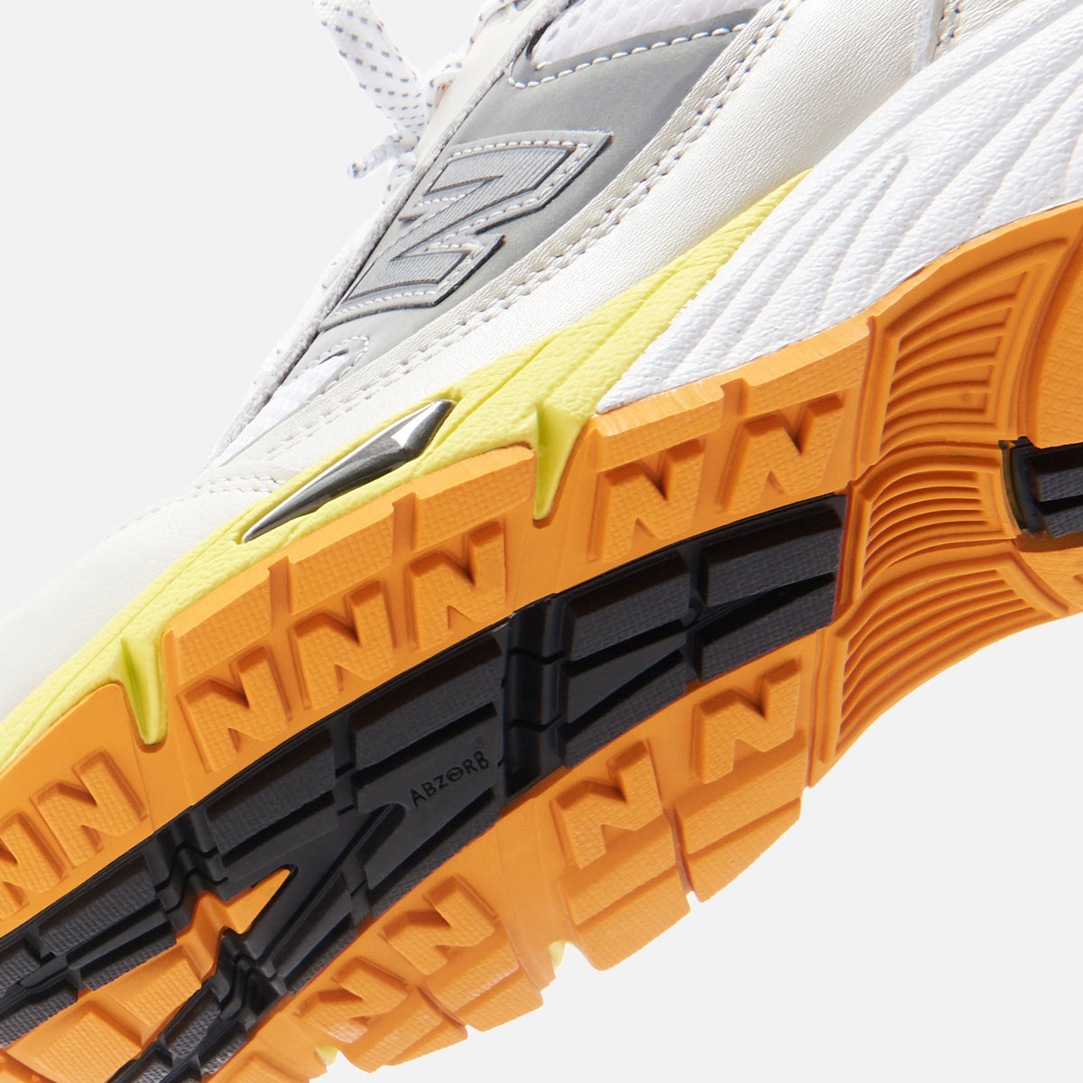 New Balance x Aries Arise Made in UK 991 - Silver / White / Orange