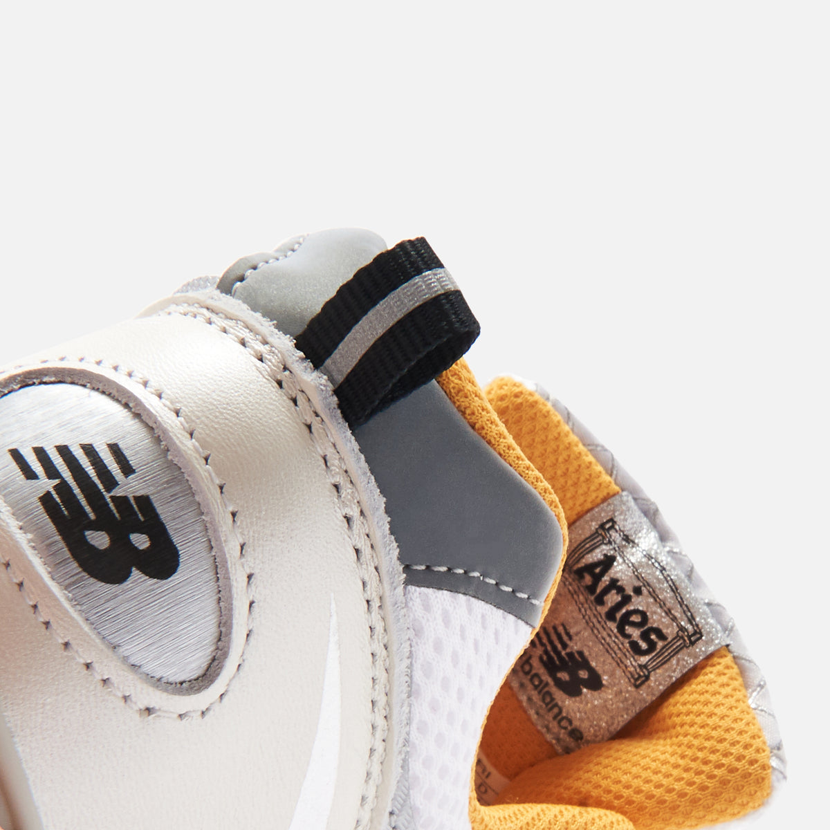 New Balance x Aries Arise Made in UK 991 - Silver / White / Orange