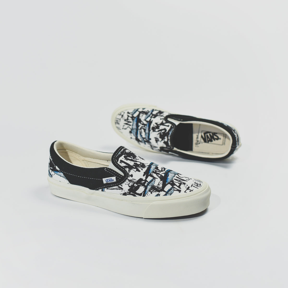 Vans x Ralph Steadman OG Classic Slip-On LX - Blue Tuna