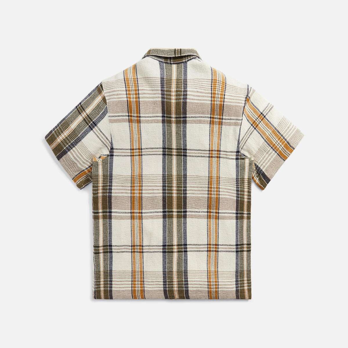 Our Legacy Elder Shirt Summer Plaid - Ecru / Green