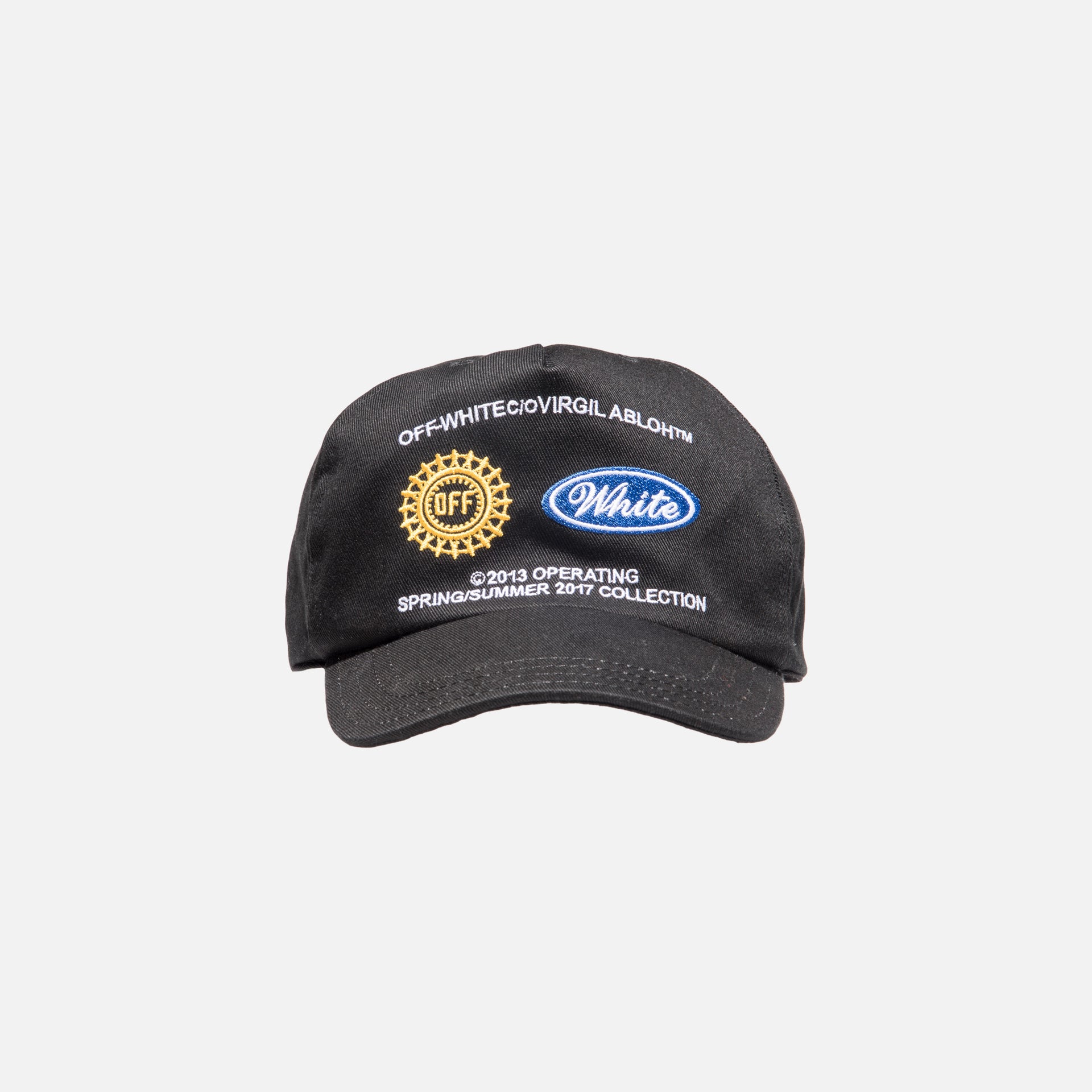 Off-White Work Cap - Black