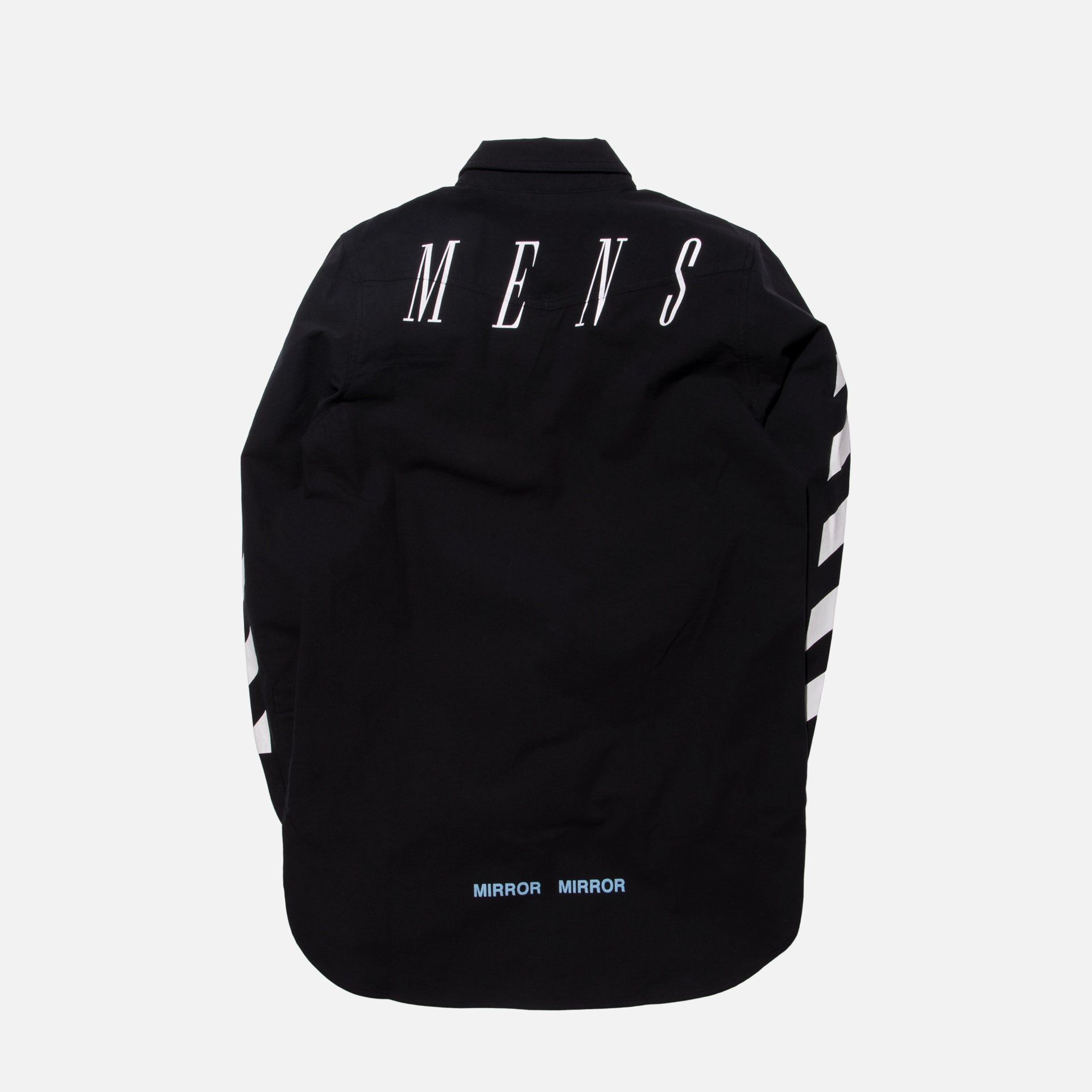 Off-White Diagonal Fern Button-Up - Black