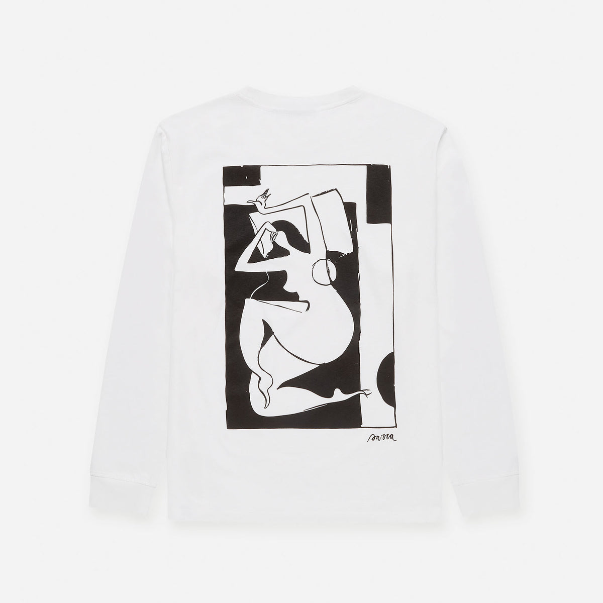 by Parra Rest Day Long Sleeve Tee - White