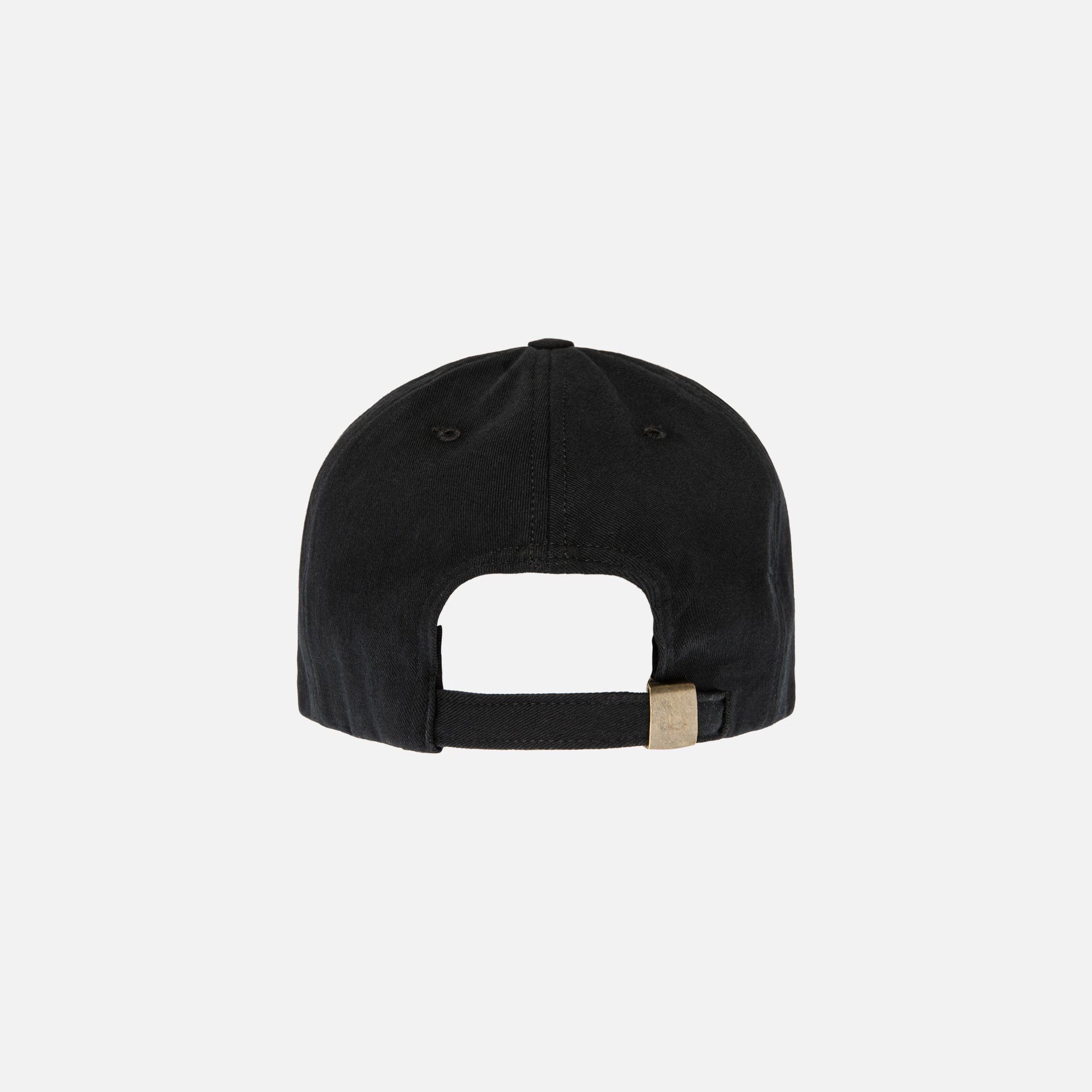 by Parra Script Logo 5 Panel Cap - Black