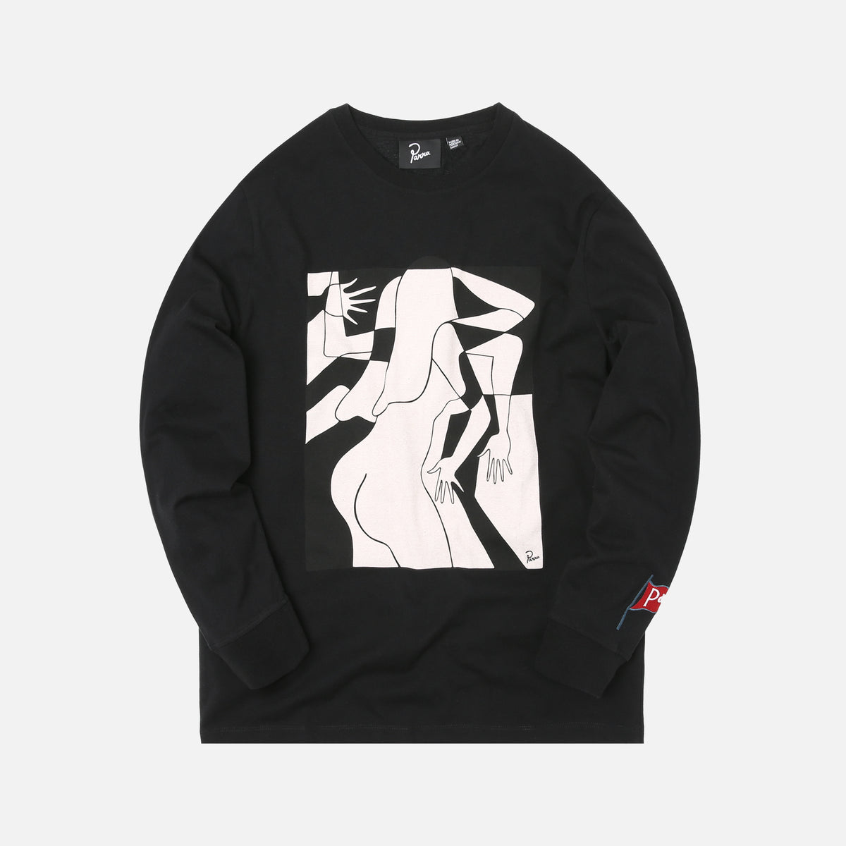 by Parra Artist Businesswoman L/S Tee - Black