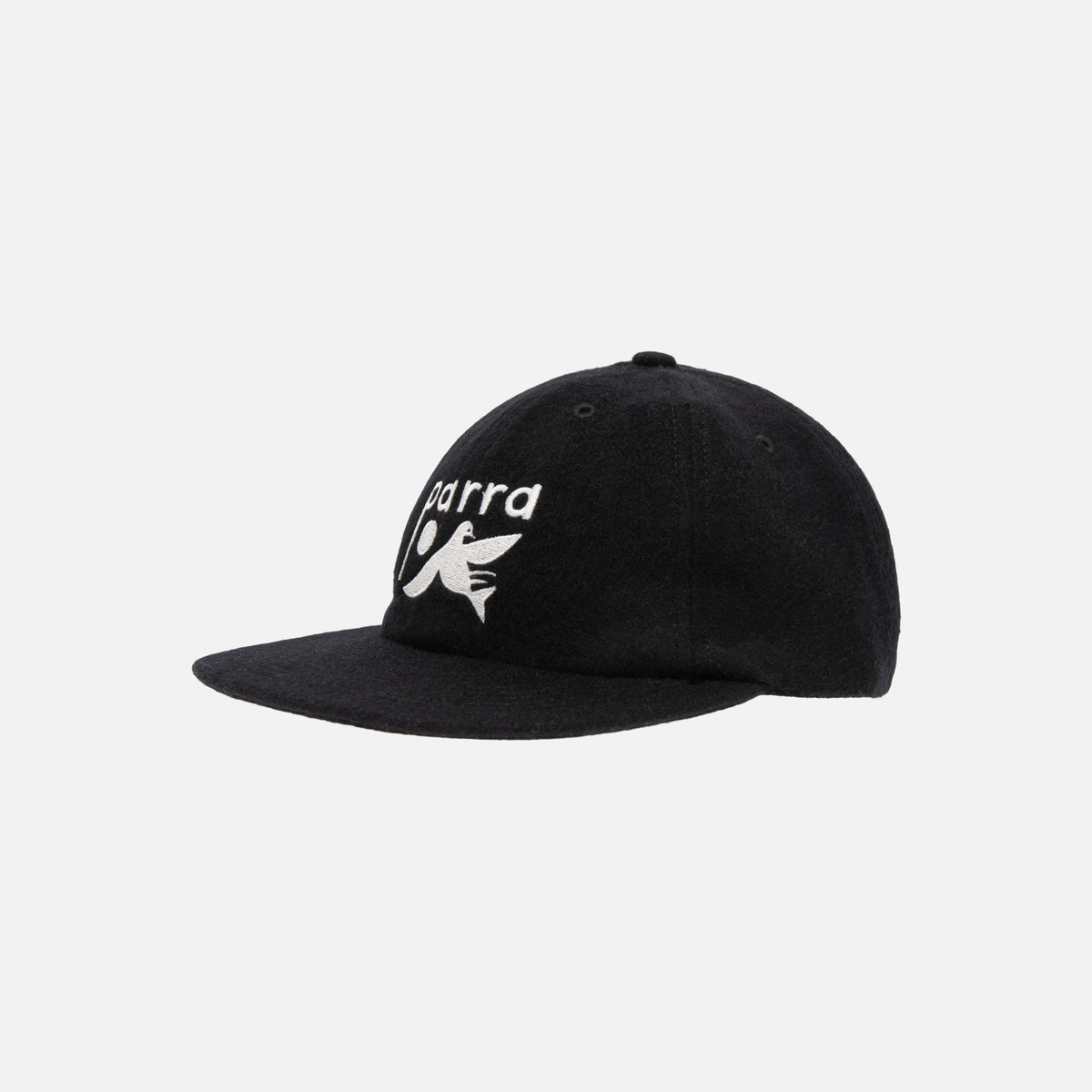 by Parra Bird Dodging Ball 6 Panel Cap - Black