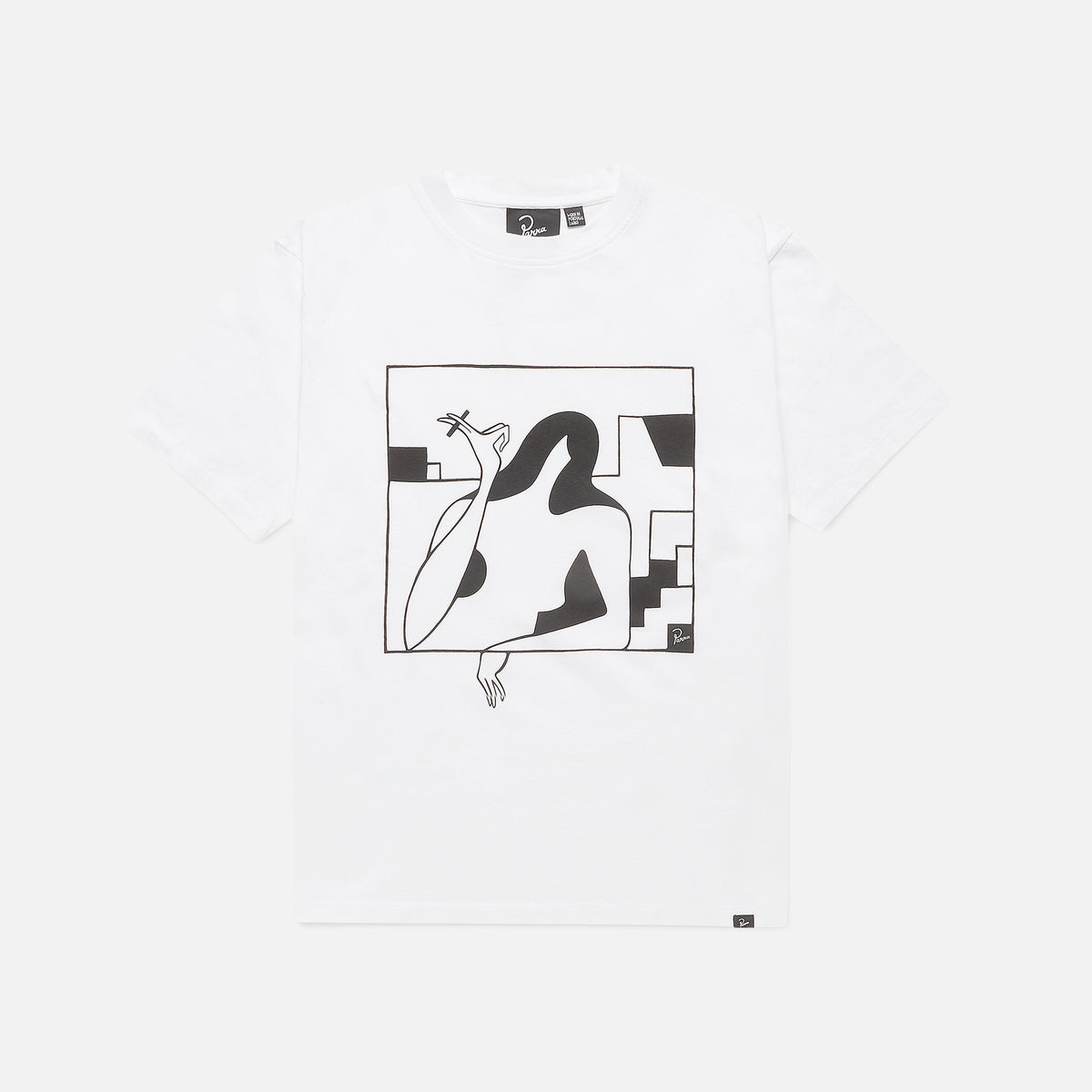 by Parra Lockdown Tee - White
