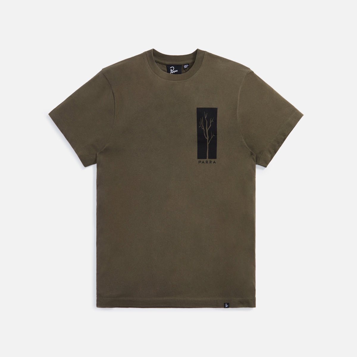 by Parra Dead Tree Tee - Olive