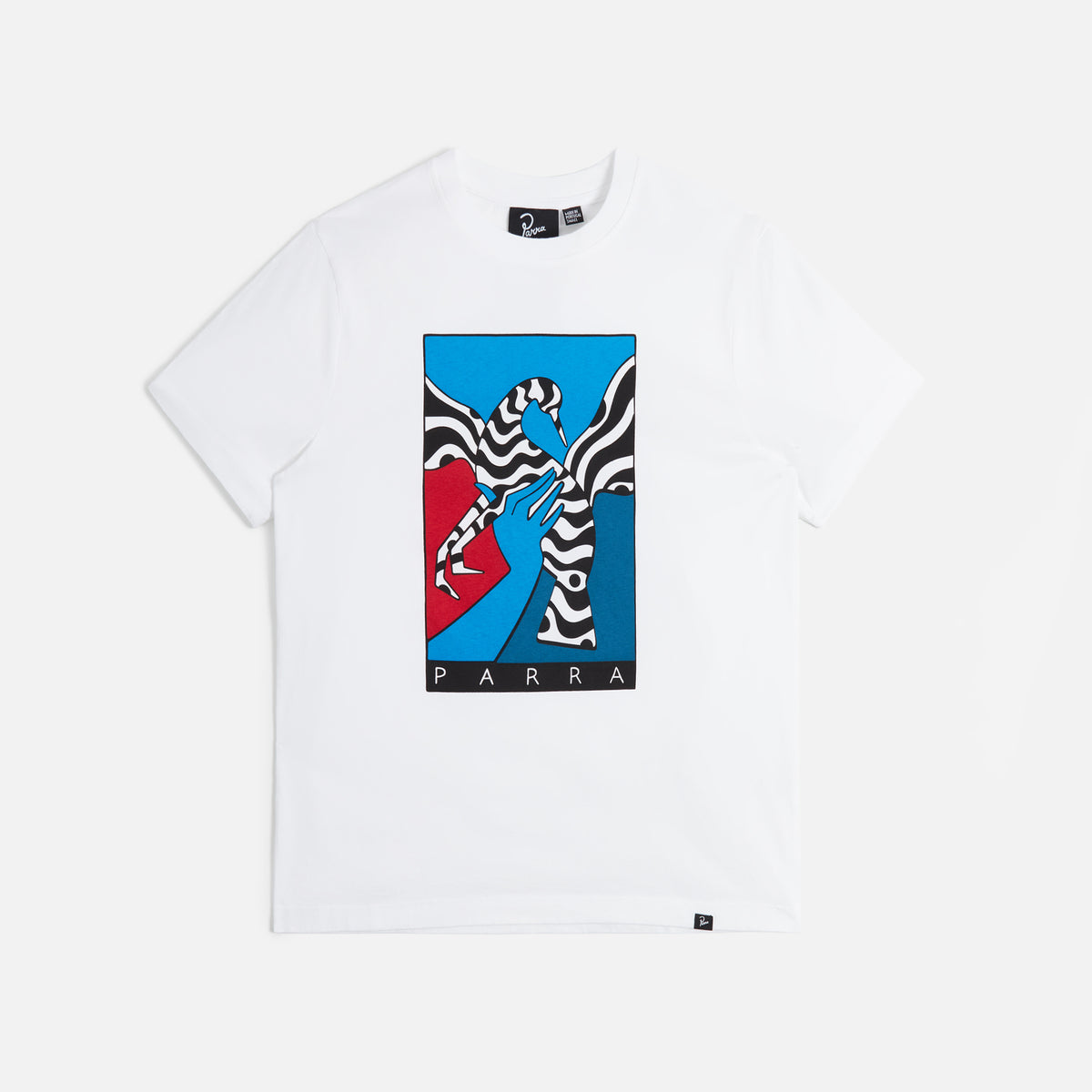 by Parra Bird in Hand Tee - White