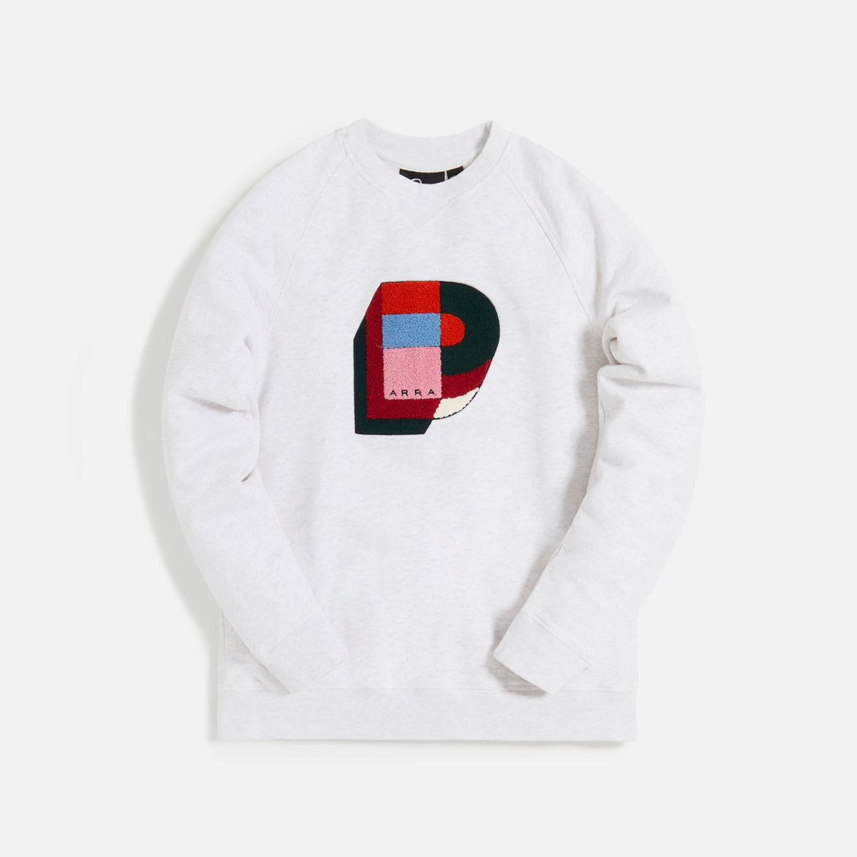 by Parra Building Block Logo Crew Neck Sweatshirt - Ash Grey