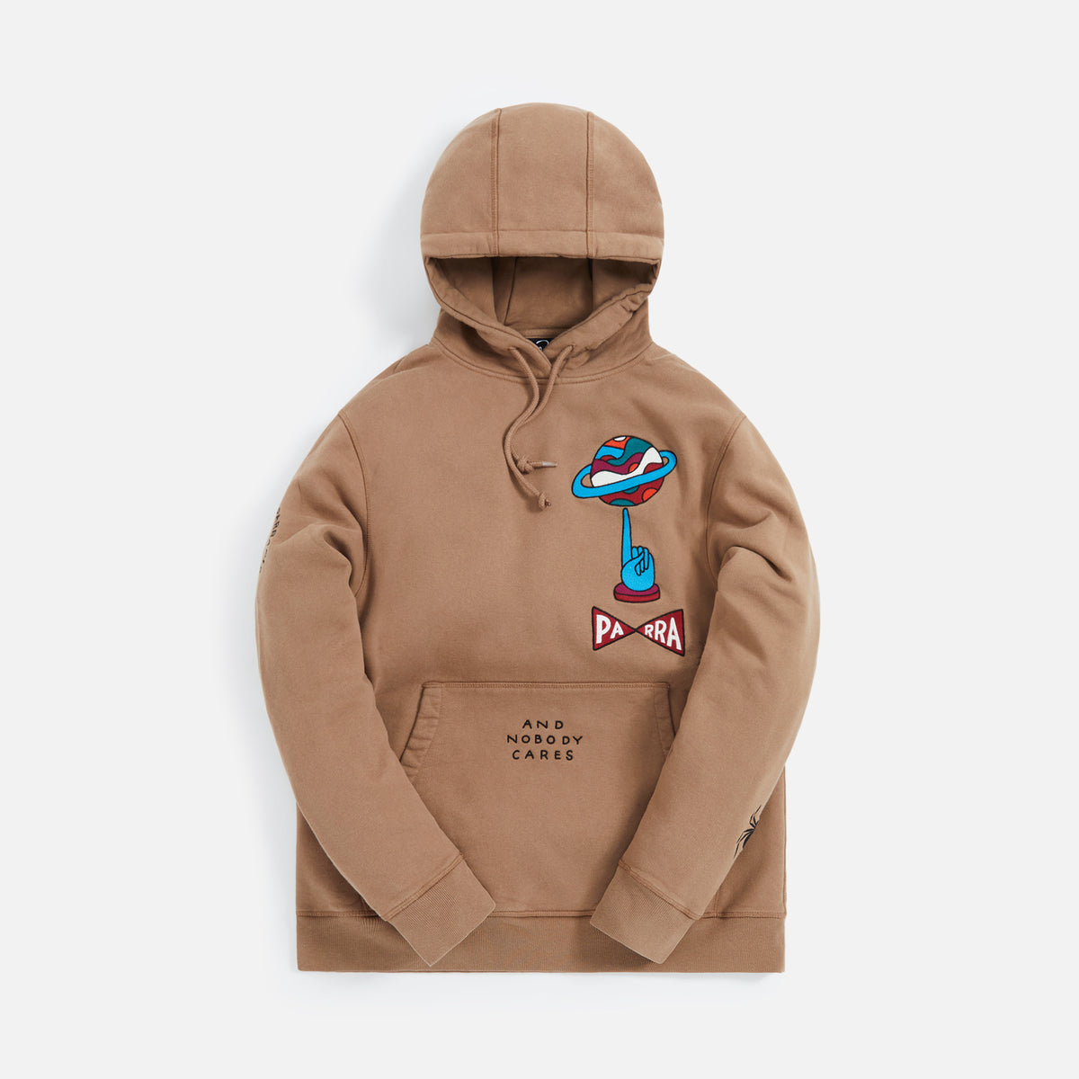by Parra World Balance Hooded Sweatshirt - Camel