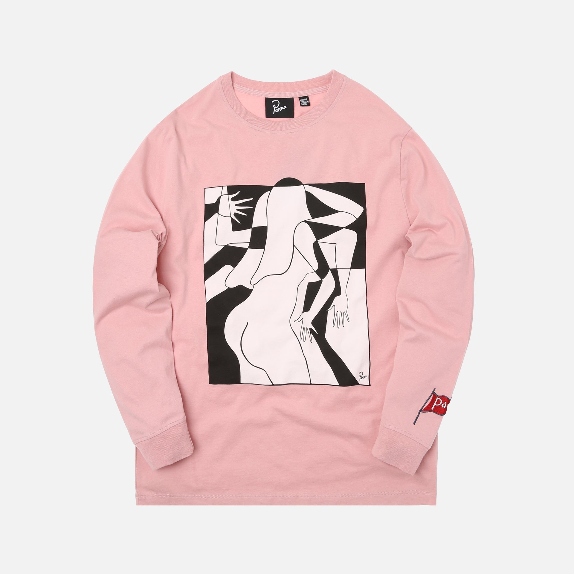 by Parra Artist Businesswoman L/S Tee - Rose