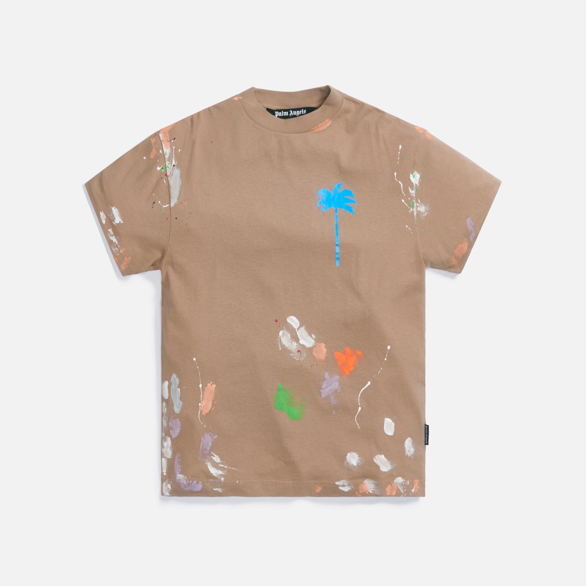 Palm Angels PXP Painted Classic Tee - Nougat