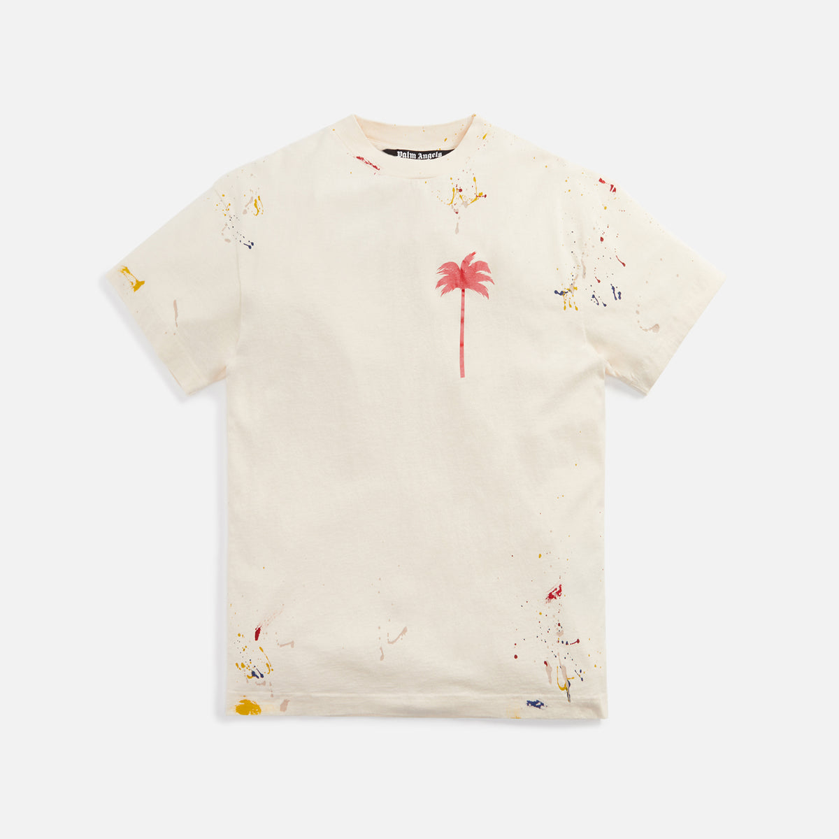 Palm Angels PXP Painted Classic Tee - Off White