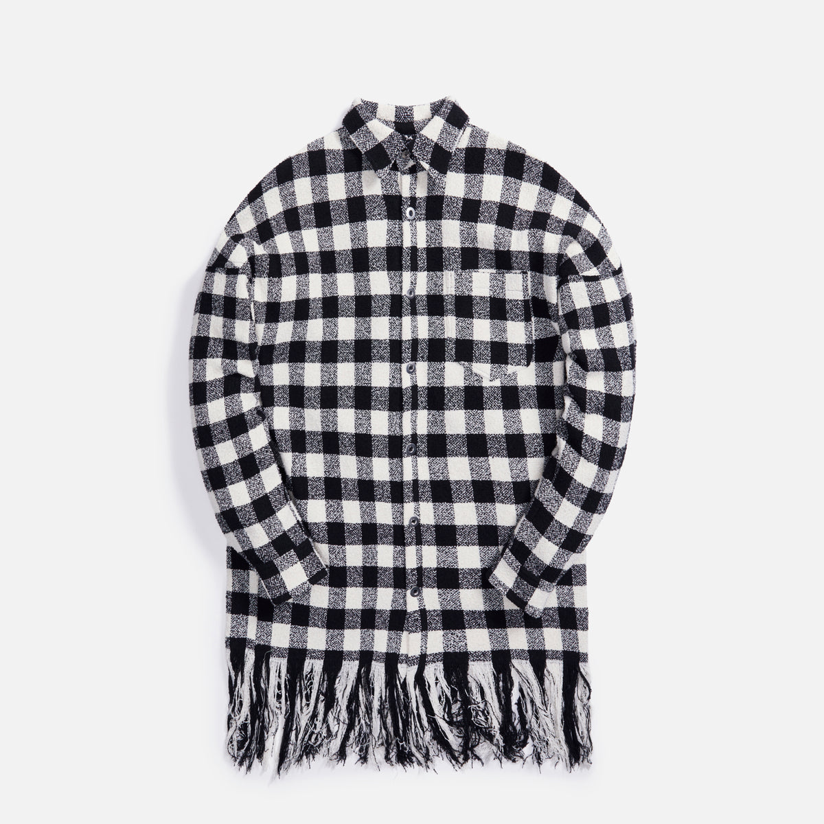 Palm Angels Classic Logo Overshirt - Black / White
